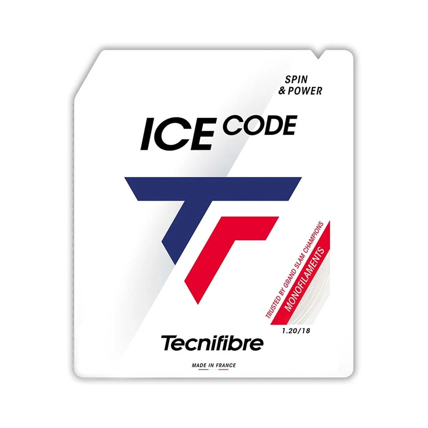 Tecnifibre Ice Code Set Snaren 12m-Wit Tecnifibre Ice Code Set Snaren 12m-Wit