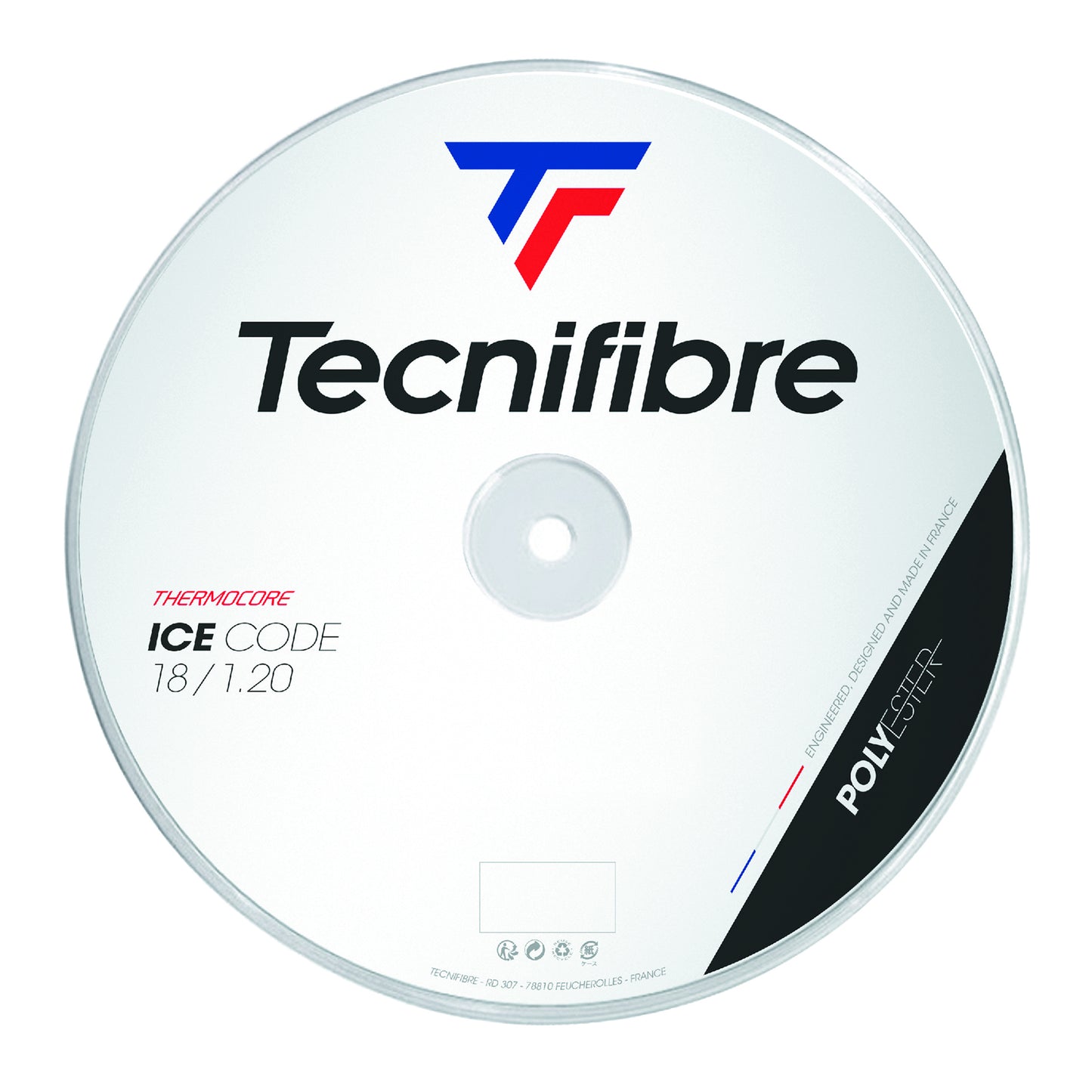 Tecnifibre Ice Code Rol Snaren 200m-Wit Tecnifibre Ice Code Rol Snaren 200m-Wit