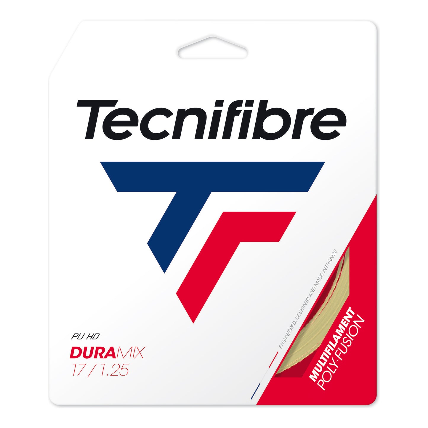 Tecnifibre Duramix HD 12m Set Snaren-Natuurlijke Kleuren Tecnifibre Duramix HD 12m Set Snaren-Natuurlijke Kleuren