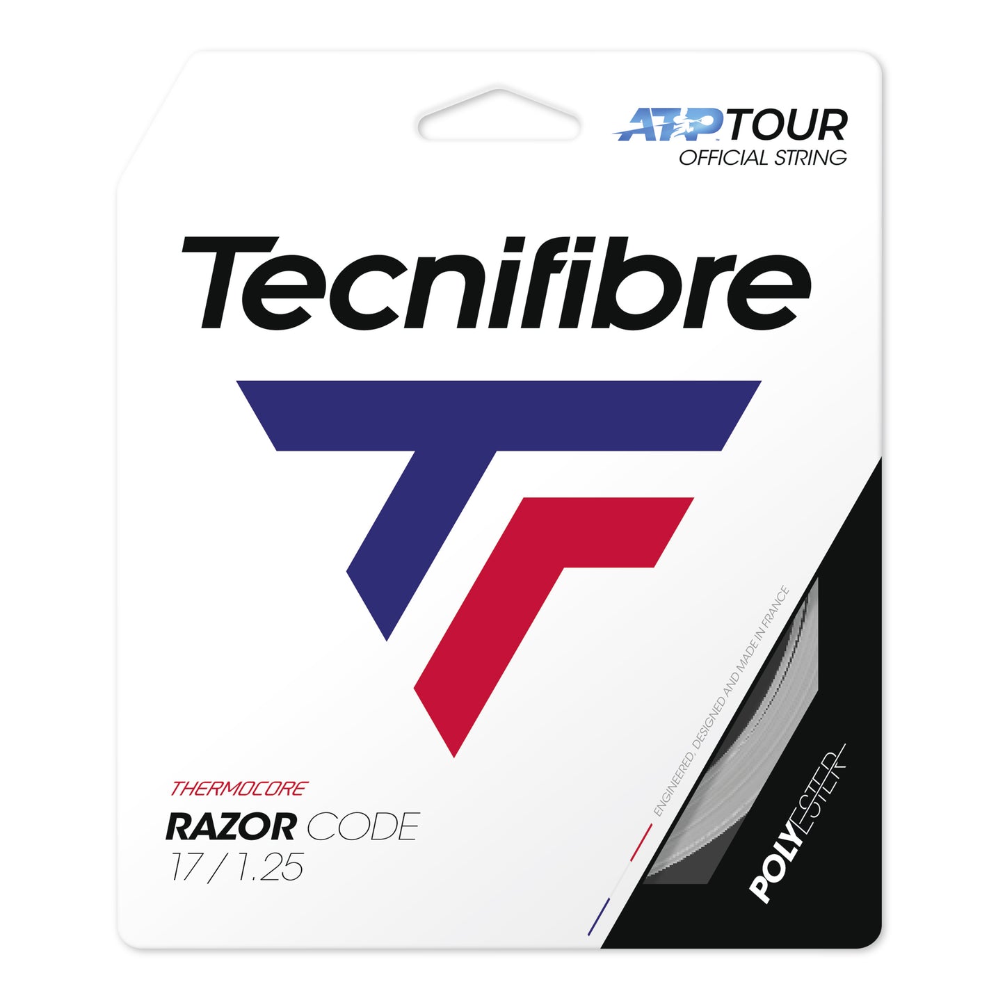 Tecnifibre Razor Code 12m Set Snaren-Grijs Tecnifibre Razor Code 12m Set Snaren-Grijs