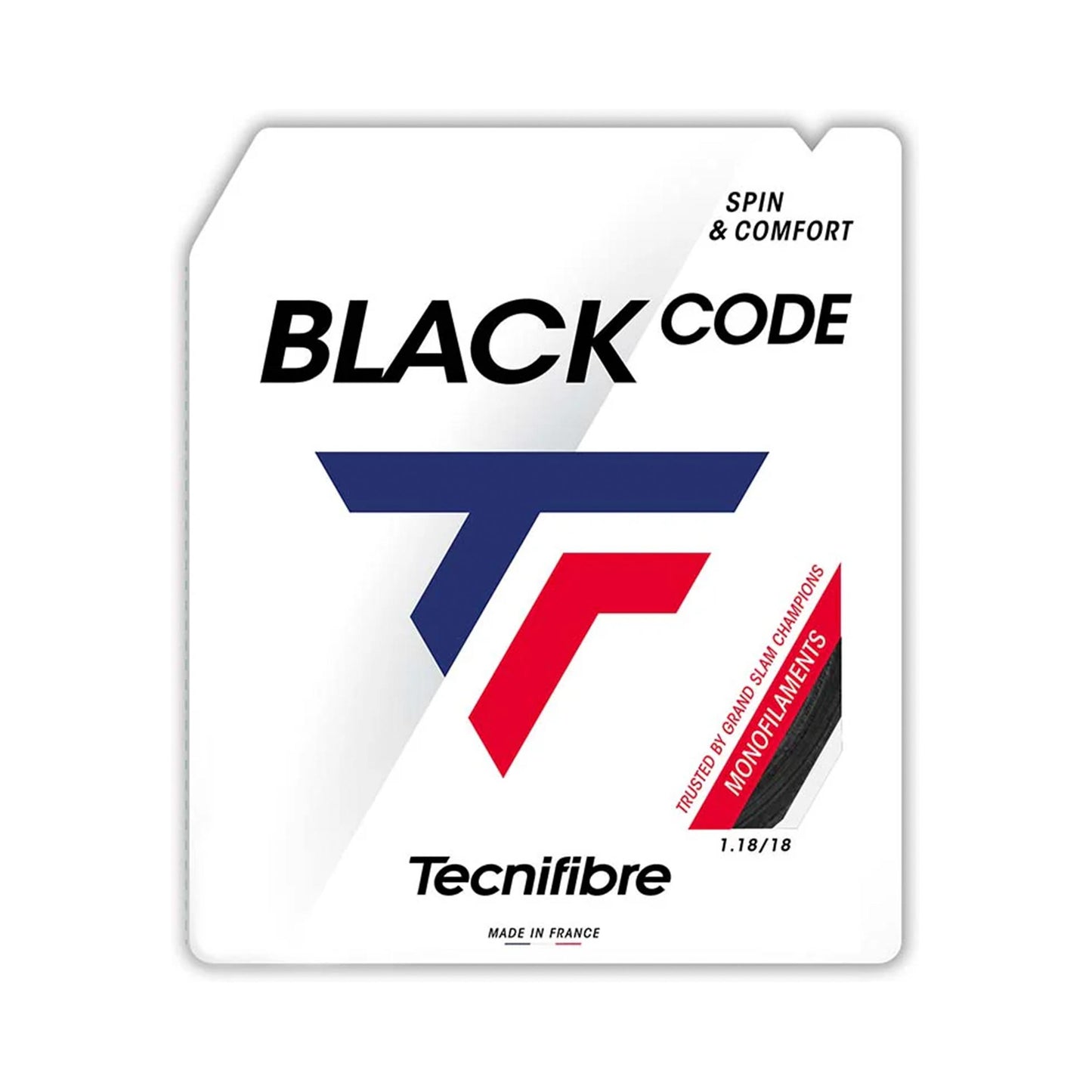 Tecnifibre Black Code 12m Set Snaren-Zwart Tecnifibre Black Code 12m Set Snaren-Zwart