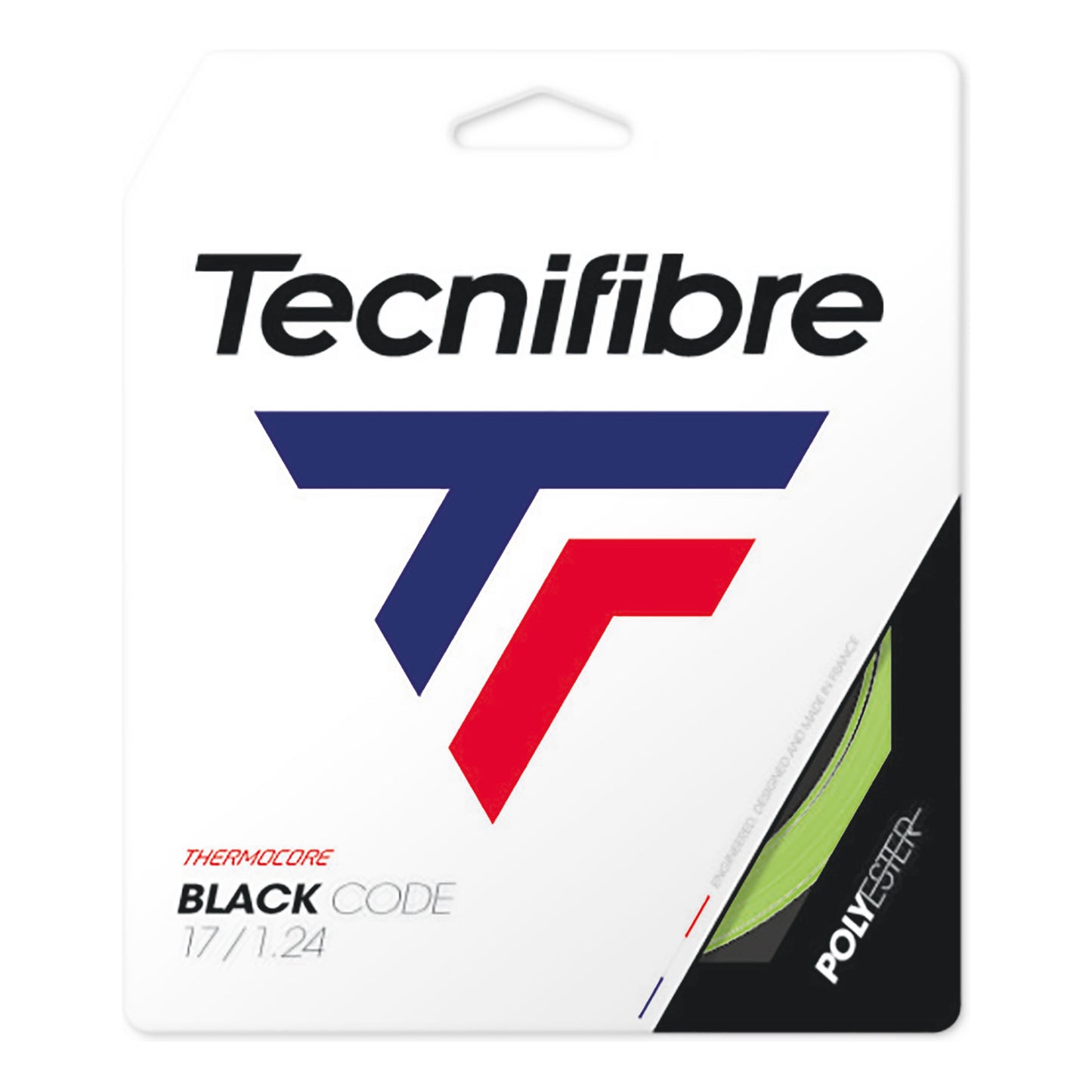 Tecnifibre Black Code 12m Set Snaren-Limoen Tecnifibre Black Code 12m Set Snaren-Limoen
