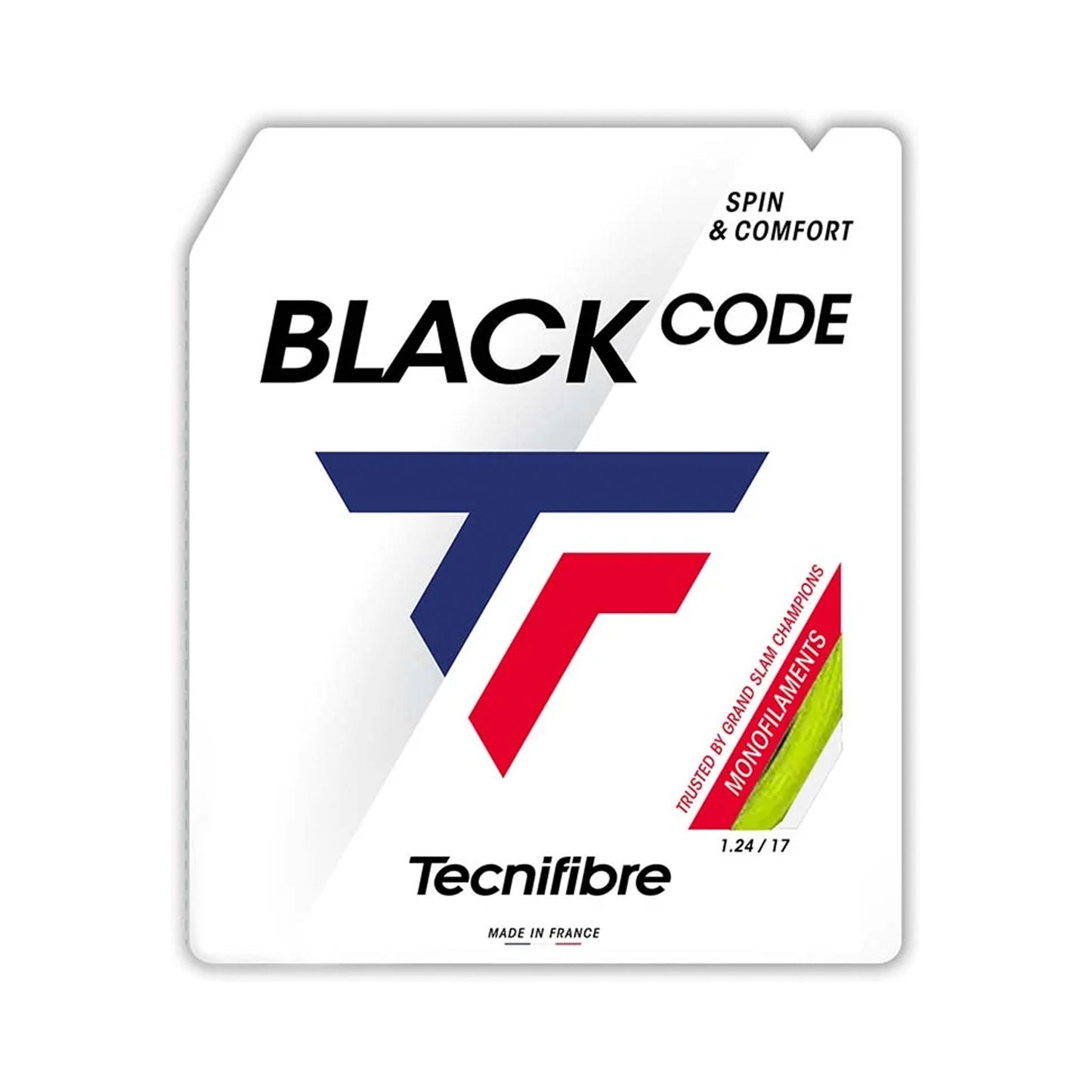 Tecnifibre Black Code 12m Set Snaren-Limoen Tecnifibre Black Code 12m Set Snaren-Limoen
