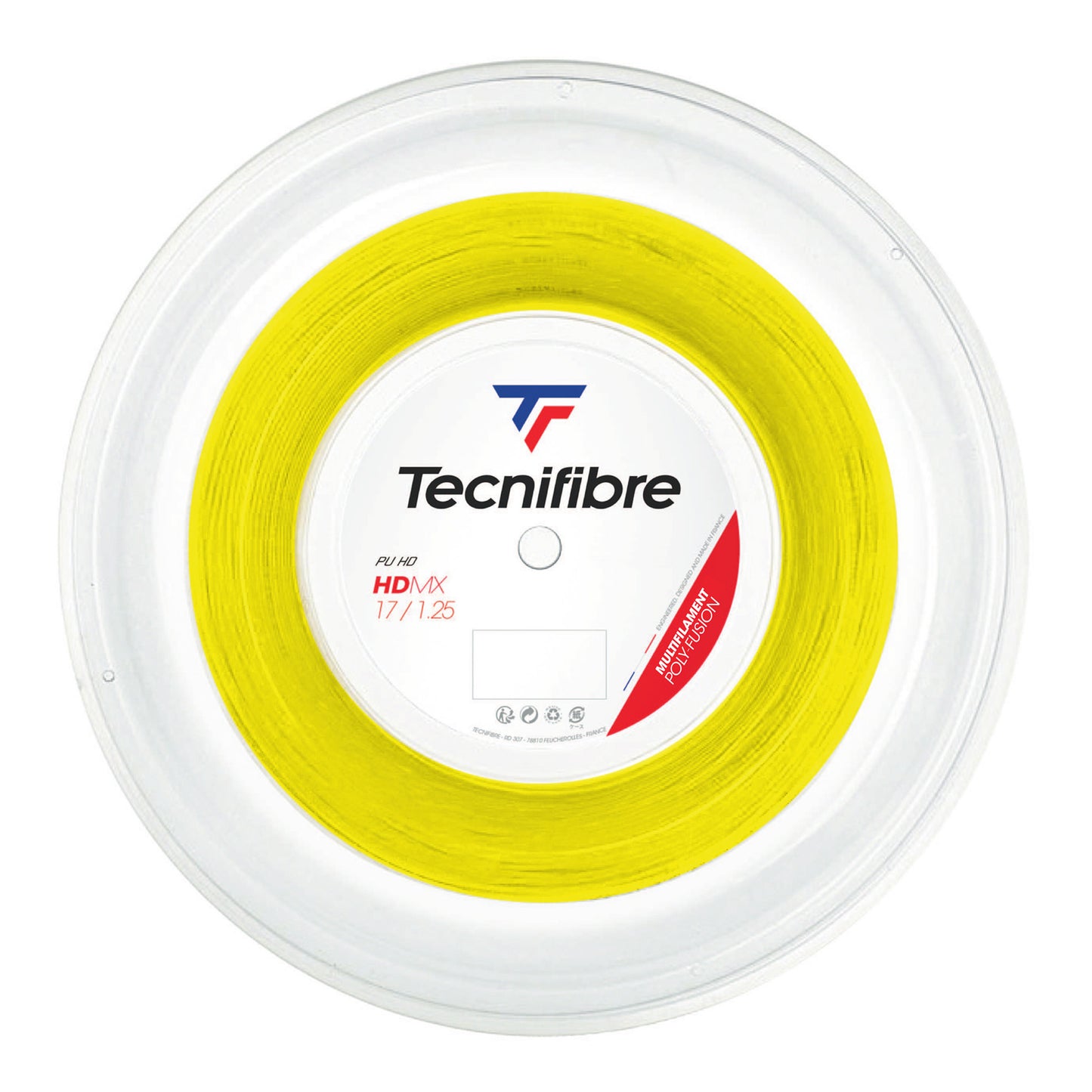 Tecnifibre HDMX 200m Rol Snaren-Geel Tecnifibre HDMX 200m Rol Snaren-Geel