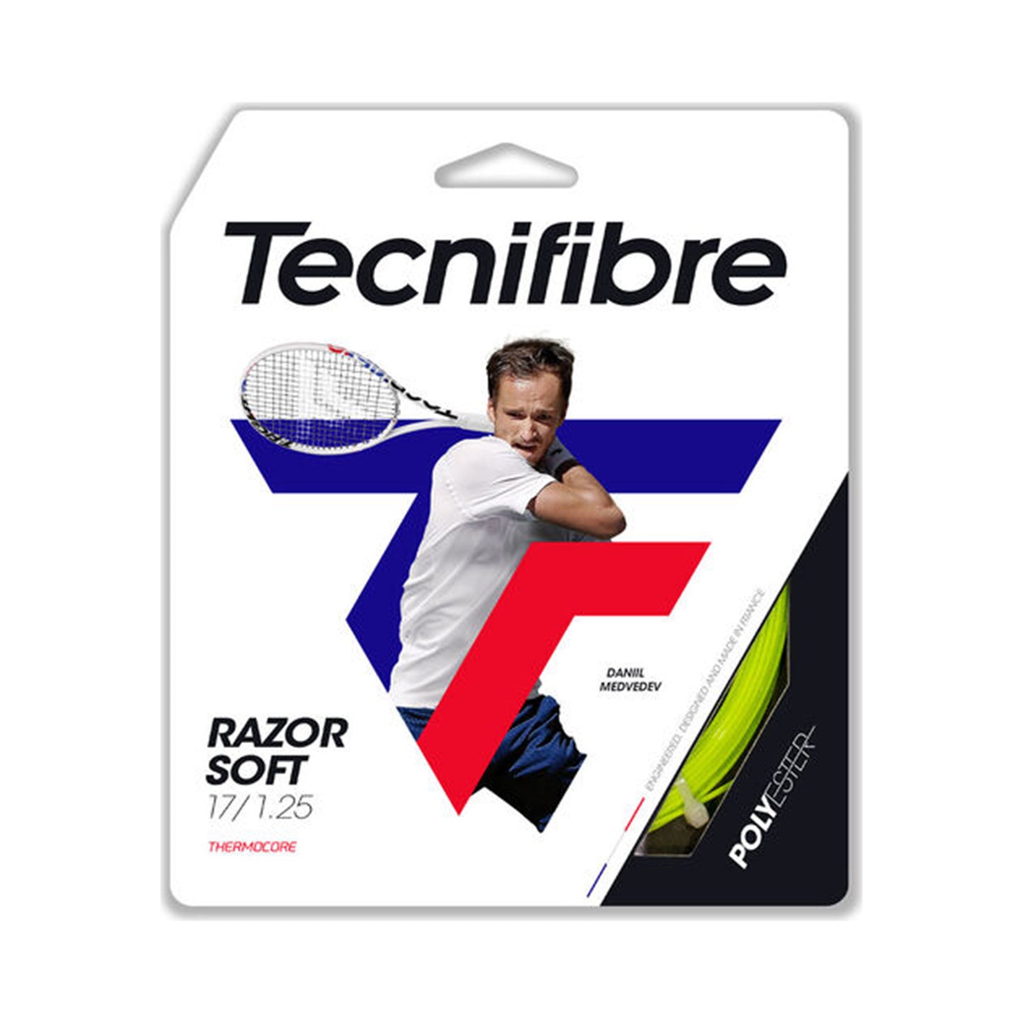 Tecnifibre Razor Soft 12m Set Snaren-Limoen Tecnifibre Razor Soft 12m Set Snaren-Limoen