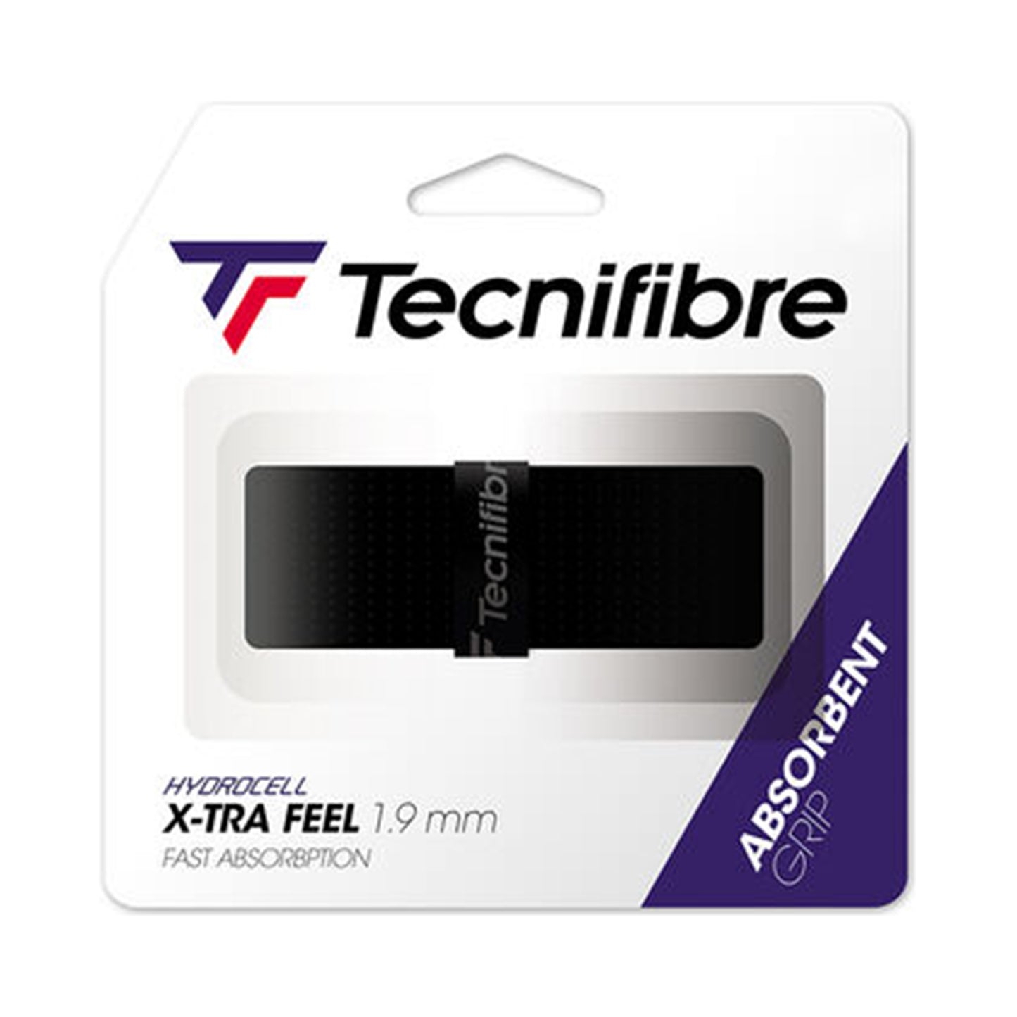 Tecnifibre X-Tra Feel Verpakking 1 Stuk-Zwart Tecnifibre X-Tra Feel Verpakking 1 Stuk-Zwart