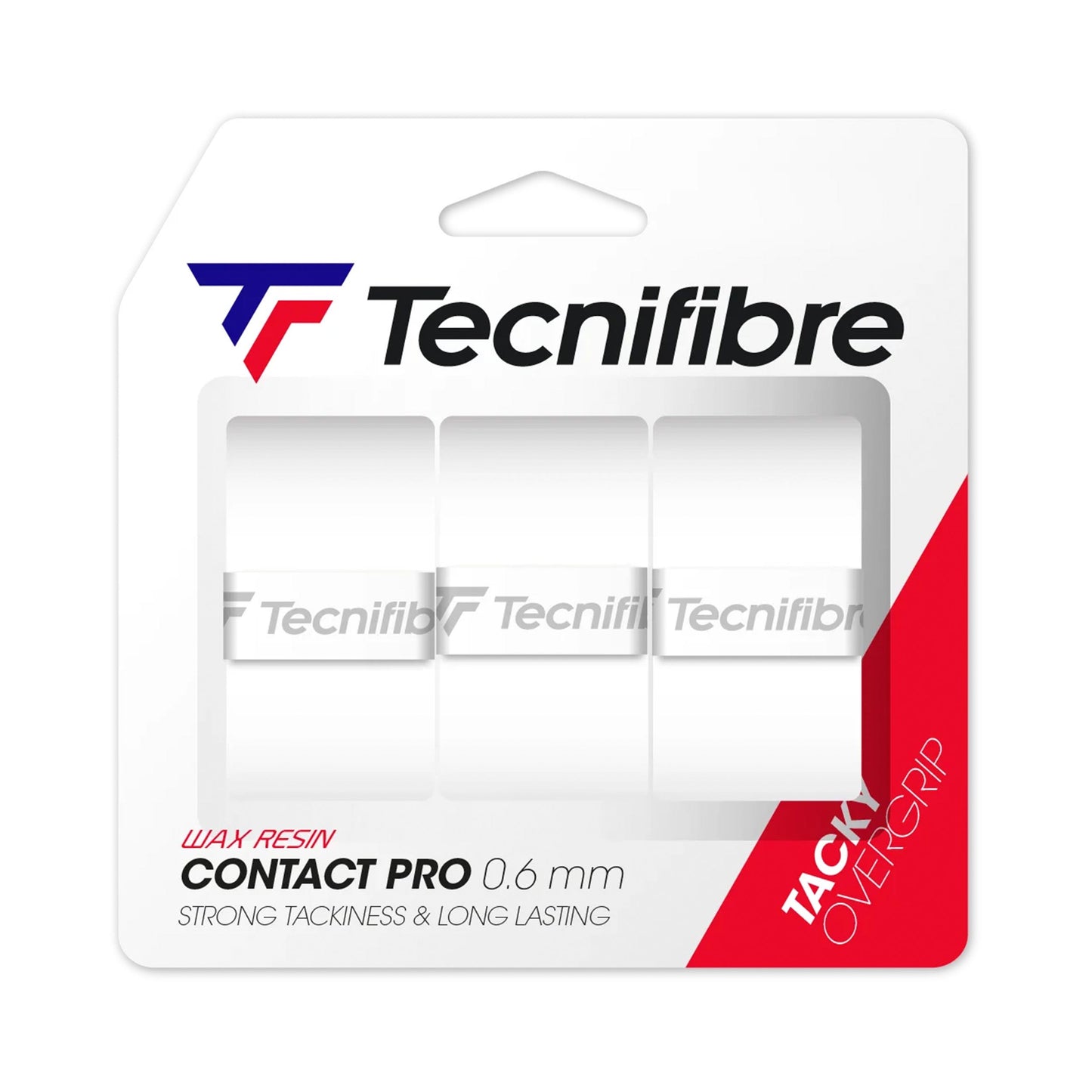 Tecnifibre Contact Pro Weiss Verpakking 3 Stuks-Wit Tecnifibre Contact Pro Weiss Verpakking 3 Stuks-Wit