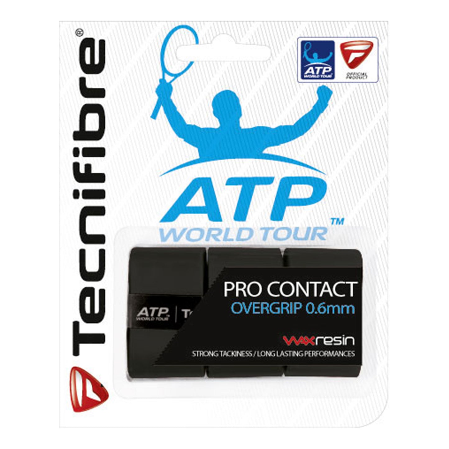 Tecnifibre Contact Pro 3er Verpakking 3 stuks - zwart Tecnifibre Contact Pro 3er Verpakking 3 stuks - zwart