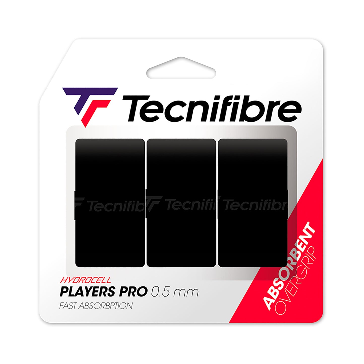 Tecnifibre Players Pro 3er Verpakking 3 stuks - zwart Tecnifibre Players Pro 3er Verpakking 3 stuks - zwart