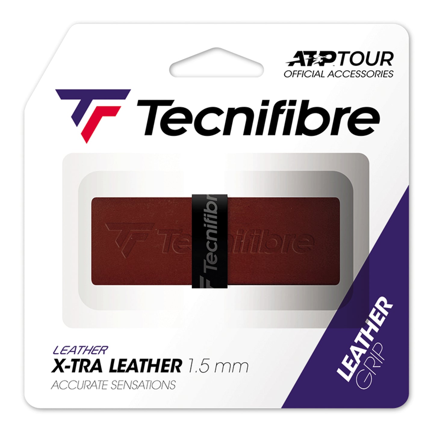 Tecnifibre Lederband Verpakking 1 Stuk-Bruin Tecnifibre Lederband Verpakking 1 Stuk-Bruin