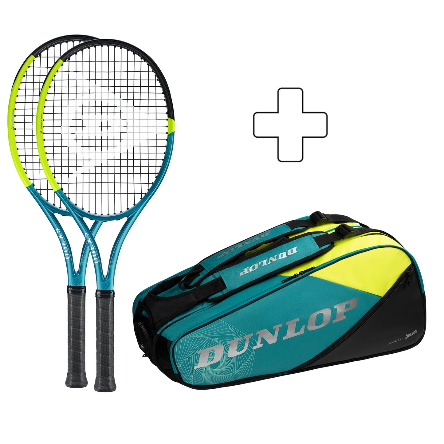 Dunlop 2x SX 300 Plus rackettas Dunlop 2x SX 300 Plus rackettas