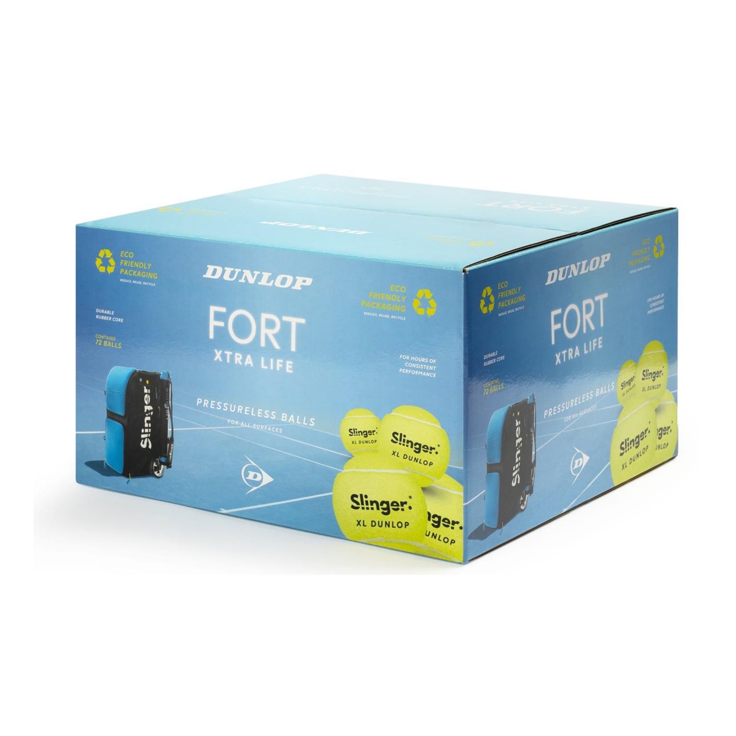 Dunlop Fort Xtra Life Slinger Box 72 stuks Dunlop Fort Xtra Life Slinger Box 72 stuks