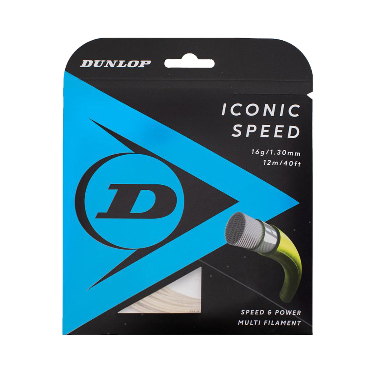 Dunlop Iconic Speed Set Snaren 12m-Natuurlijke Kleuren Dunlop Iconic Speed Set Snaren 12m-Natuurlijke Kleuren