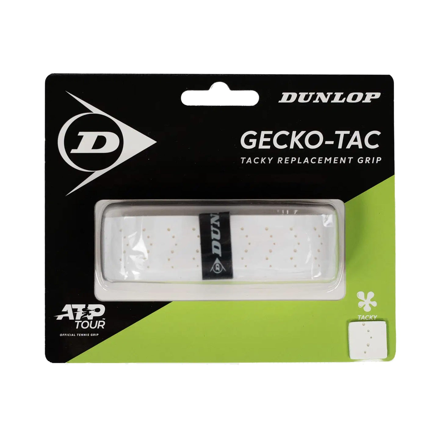 Dunlop Gecko-Tac Replacement Grip Verpakking 1 stuk - wit Dunlop Gecko-Tac Replacement Grip Verpakking 1 stuk - wit