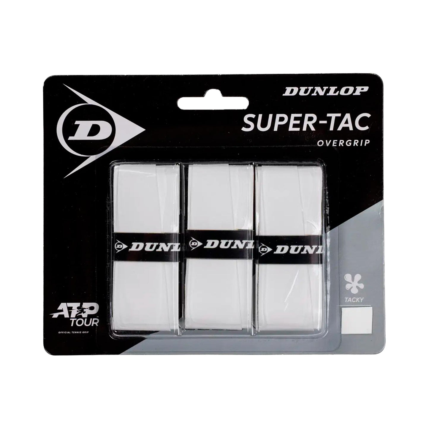 Dunlop Super Tac Verpakking 3 stuks - wit Dunlop Super Tac Verpakking 3 stuks - wit