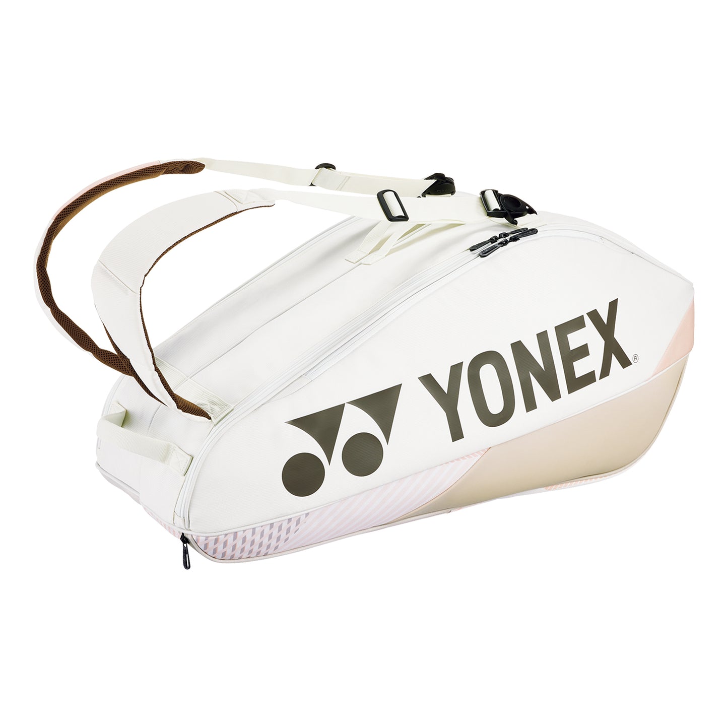 Yonex Pro Racquet Bag Sand Beige Rackettas 8er-Beige,Roze Yonex Pro Racquet Bag Sand Beige Rackettas 8er-Beige,Roze