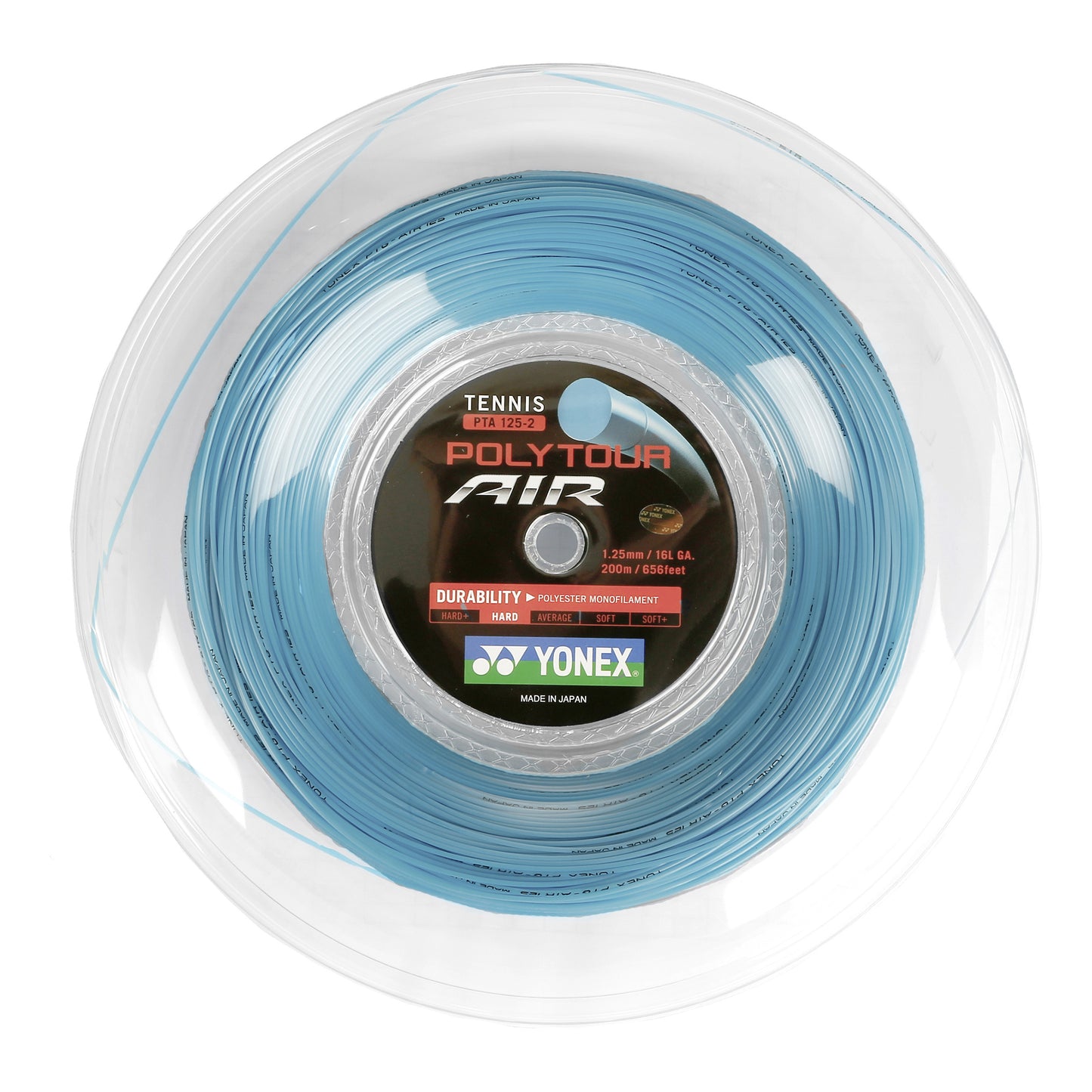 Yonex Poly Tour Air Rol snaren 200m - blauw Yonex Poly Tour Air Rol snaren 200m - blauw