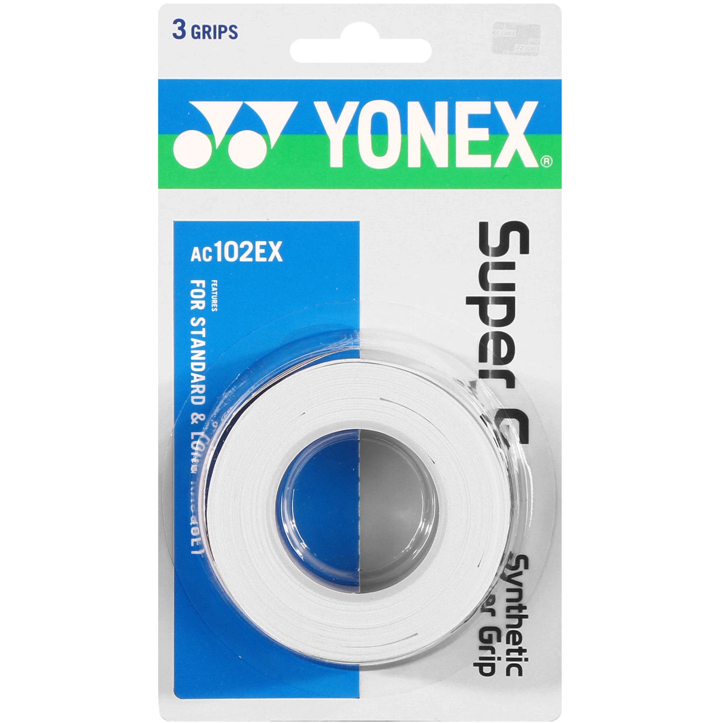 Yonex Super Grap Verpakking 3 stuks - wit Yonex Super Grap Verpakking 3 stuks - wit