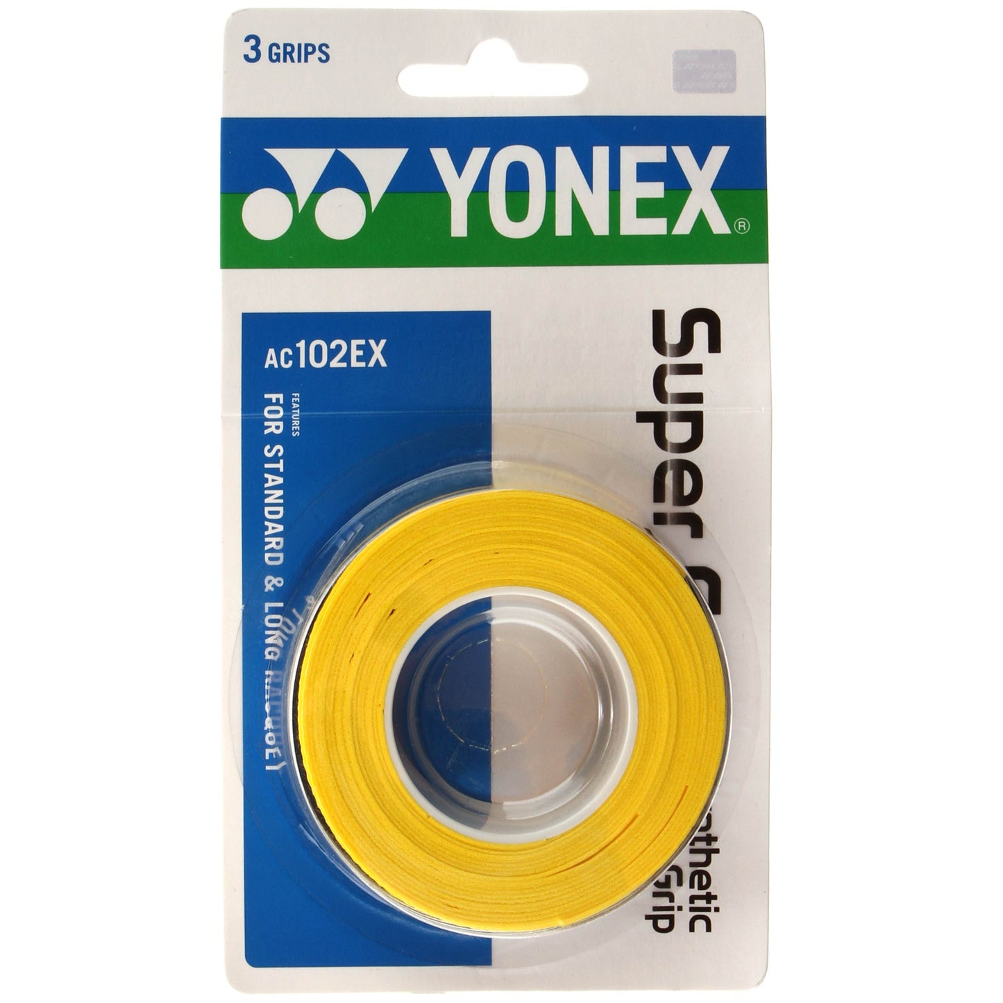 Yonex Super Grap Verpakking 3 stuks - geel Yonex Super Grap Verpakking 3 stuks - geel