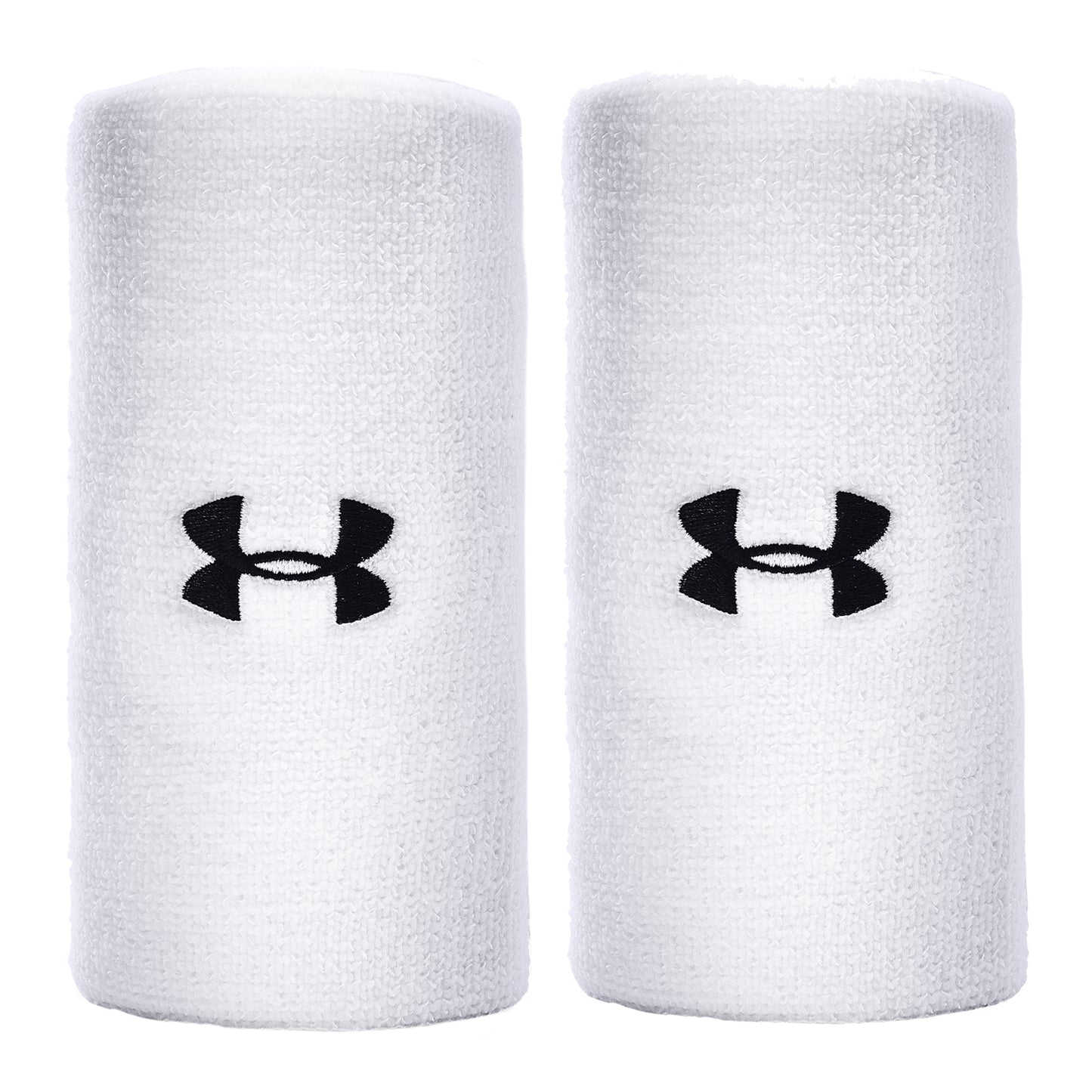 Under Armour Performance Zweetband Verpakking 2 stuks lang - wit, zwart Under Armour Performance Zweetband Verpakking 2 stuks lang - wit, zwart