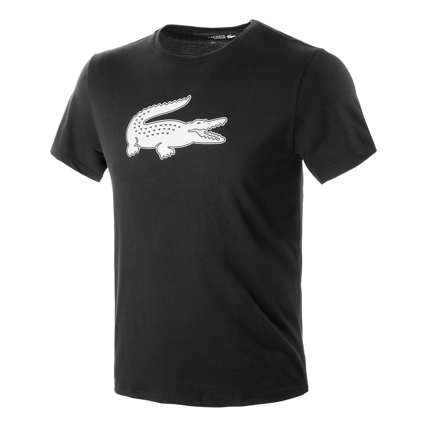 Lacoste Core T-shirt Heren - zwart, wit Lacoste Core T-shirt Heren - zwart, wit