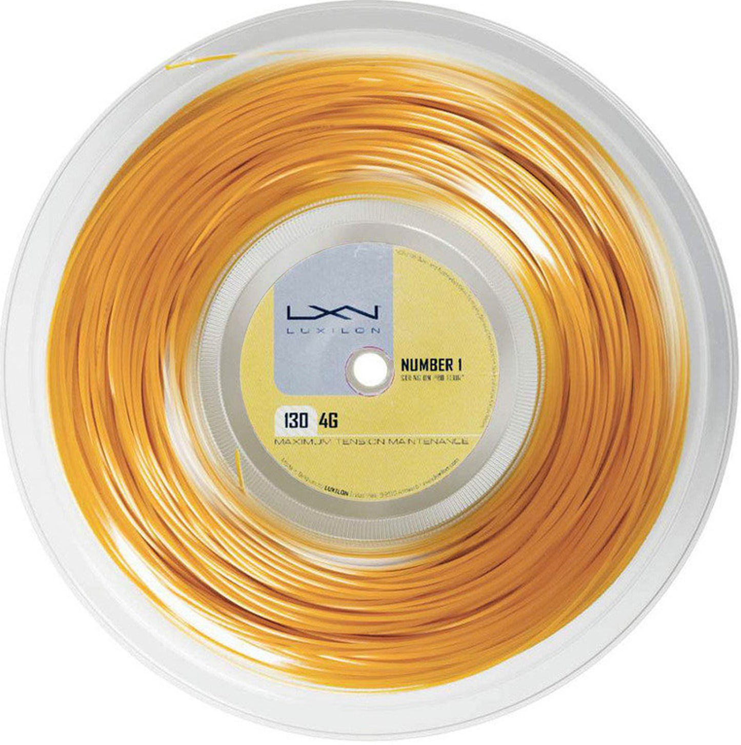 Luxilon 4G Rol Snaren 200m-Goud Luxilon 4G Rol Snaren 200m-Goud