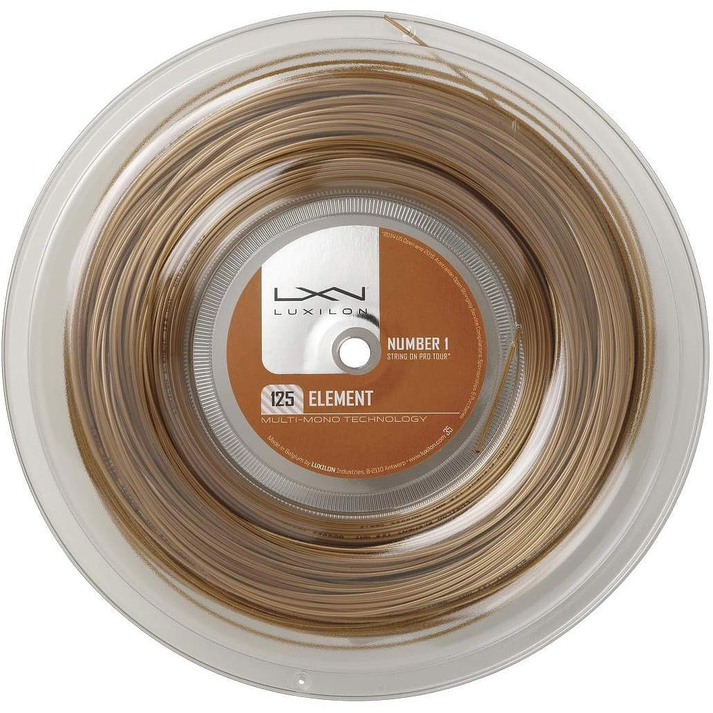 Luxilon Element Bronze Rol Snaren 200m-Brons Luxilon Element Bronze Rol Snaren 200m-Brons