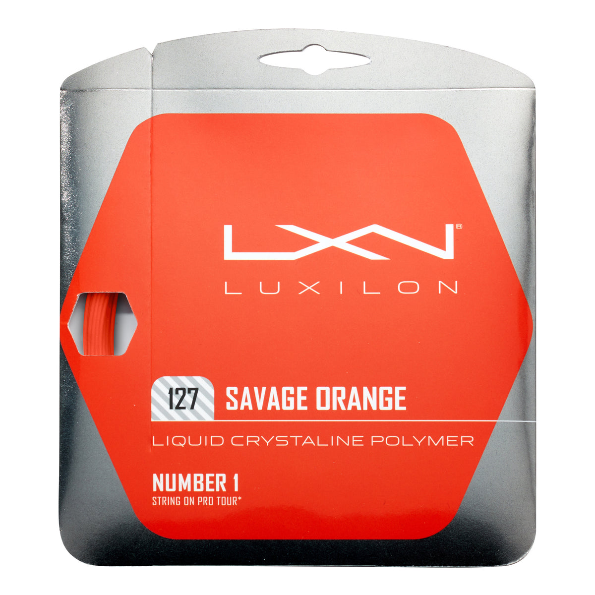 Luxilon Savage Set snaren 12,2m - oranje Luxilon Savage Set snaren 12,2m - oranje