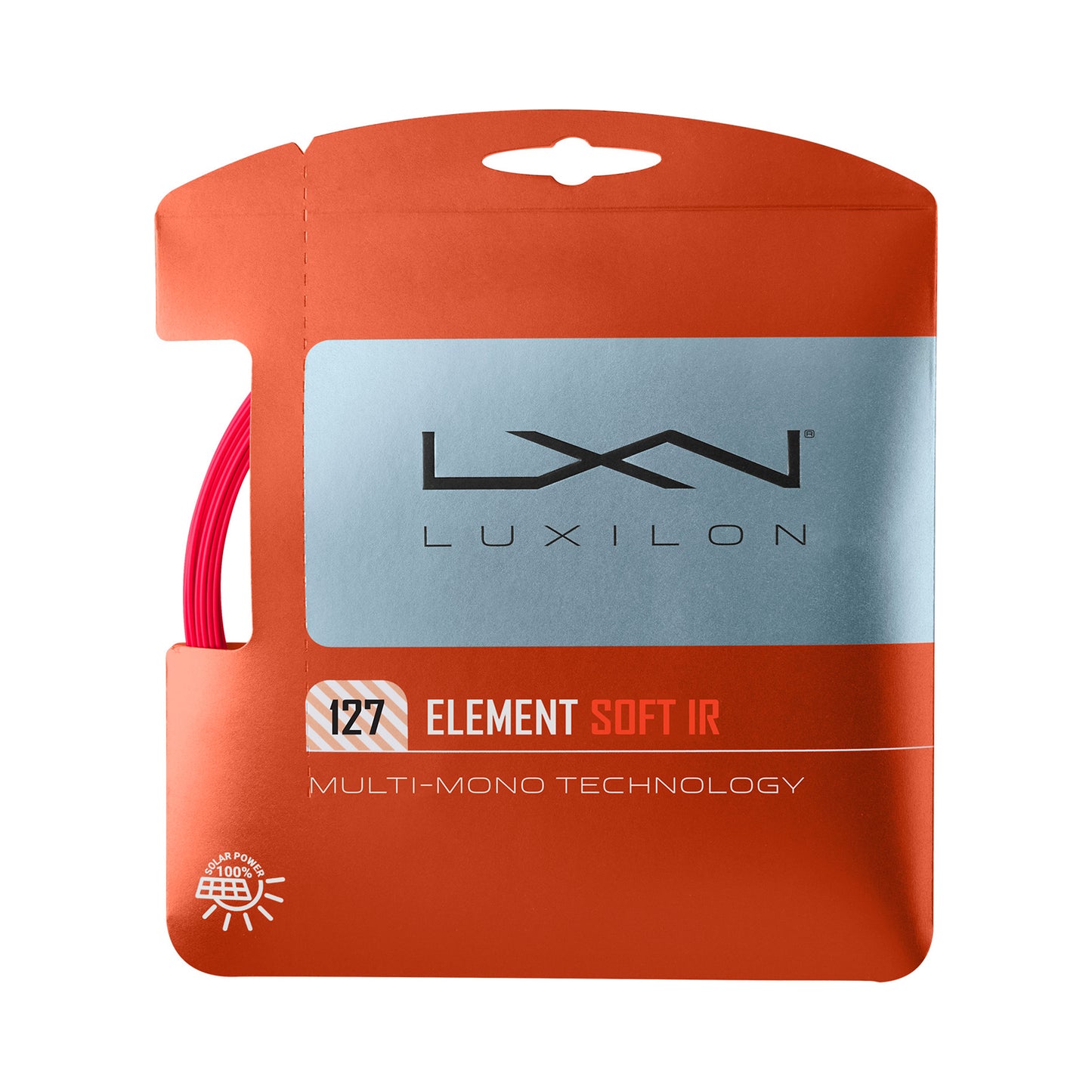 Luxilon Element IR Soft Set Snaren 12,2m-Rood Luxilon Element IR Soft Set Snaren 12,2m-Rood