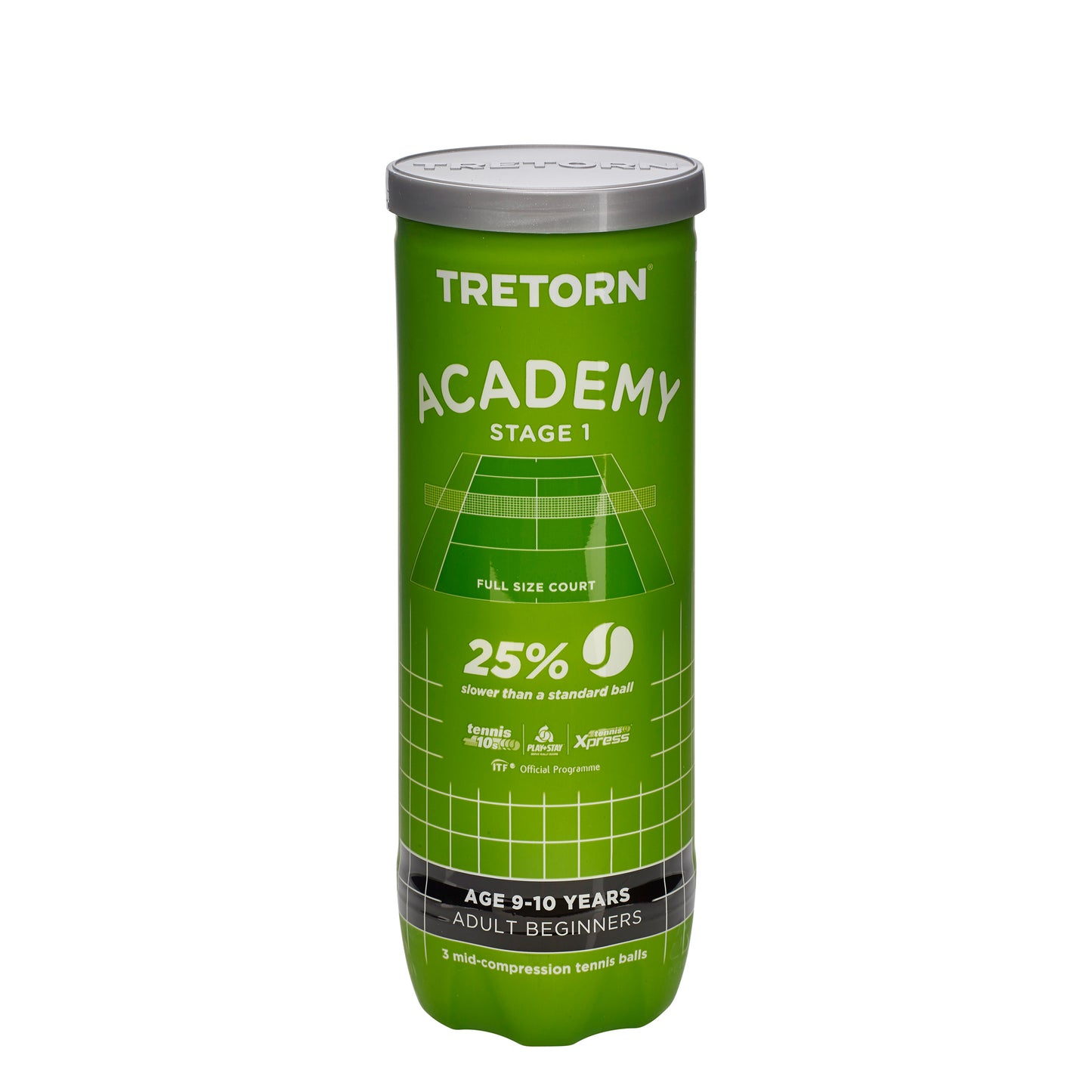 Tretorn Academy Green Verpakking 3 Stuks Tretorn Academy Green Verpakking 3 Stuks