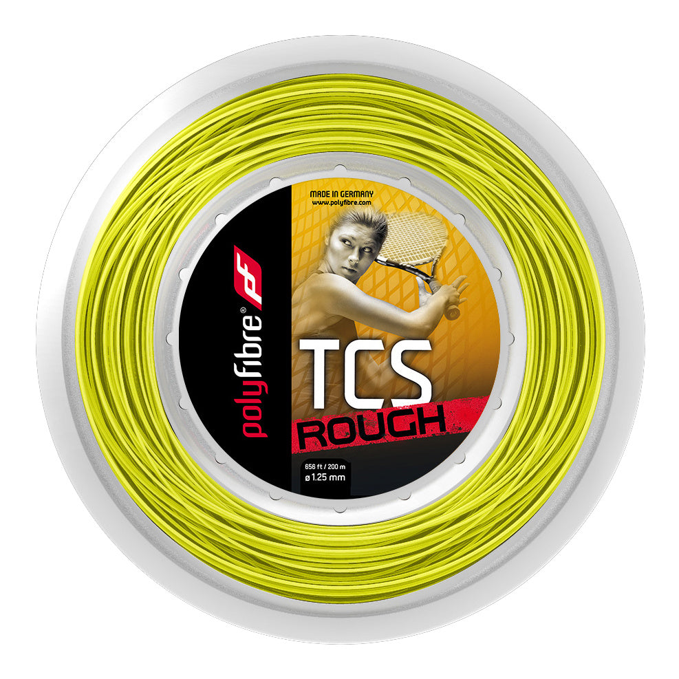 Polyfibre TCS Rough Rol Snaren 200m-Geel Polyfibre TCS Rough Rol Snaren 200m-Geel