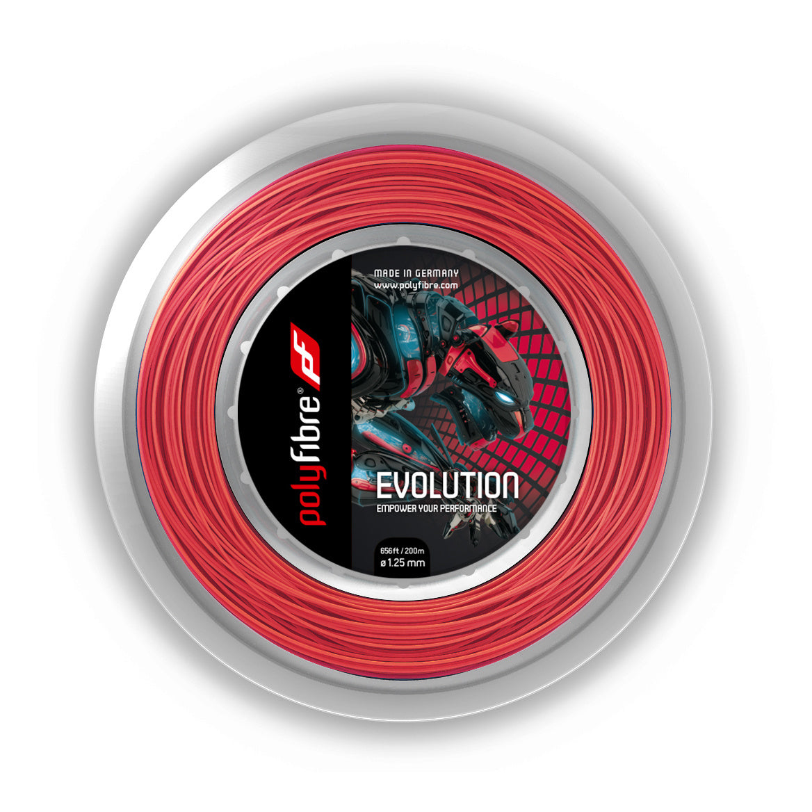 Polyfibre Evolution Rol Snaren 200m-Rood Polyfibre Evolution Rol Snaren 200m-Rood
