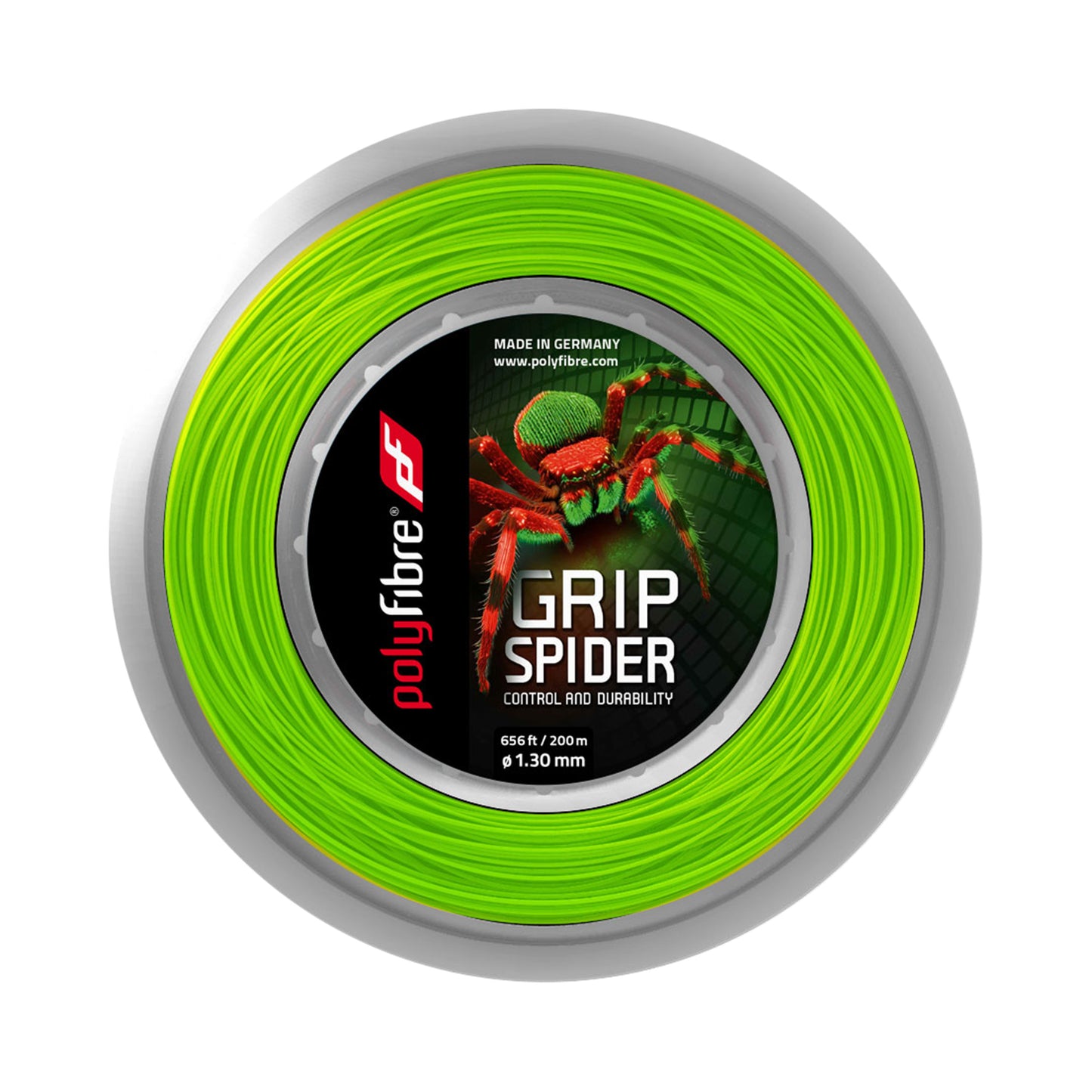 Polyfibre Grip Spider Rol Snaren 200m-Groen Polyfibre Grip Spider Rol Snaren 200m-Groen