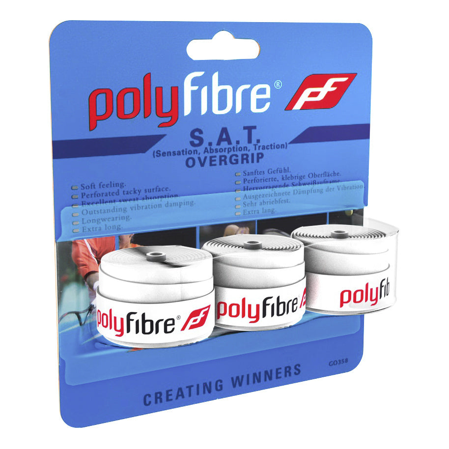 Polyfibre S.A.T. Verpakking 3 stuks - wit Polyfibre S.A.T. Verpakking 3 stuks - wit
