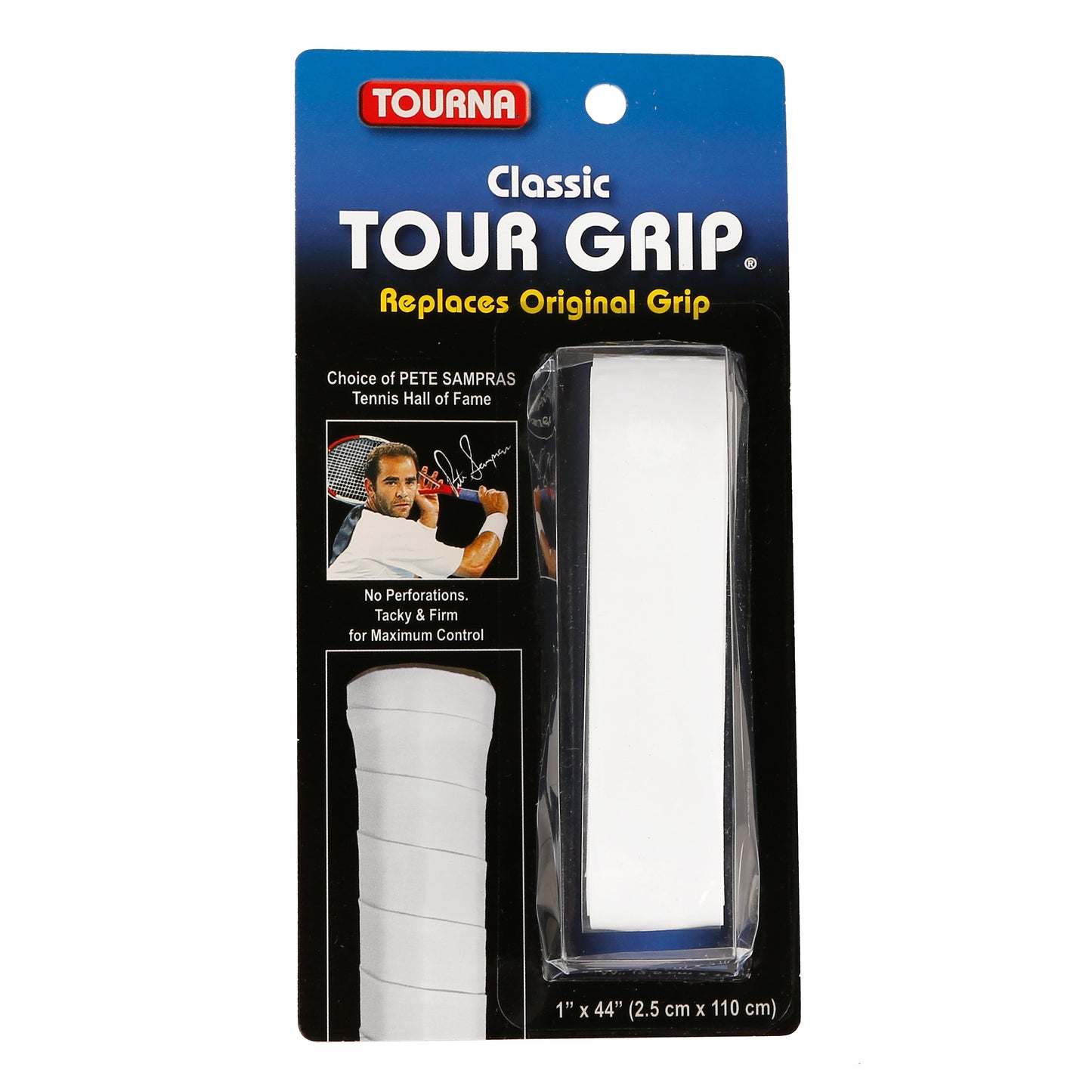 Tourna Tour Grip Verpakking 1 Stuk-Wit Tourna Tour Grip Verpakking 1 Stuk-Wit