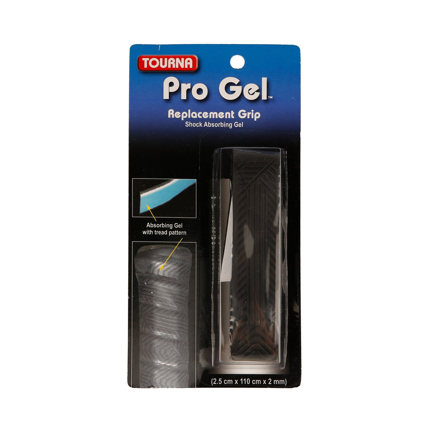 Tourna Pro Gel Verpakking 1 Stuk-Zwart Tourna Pro Gel Verpakking 1 Stuk-Zwart