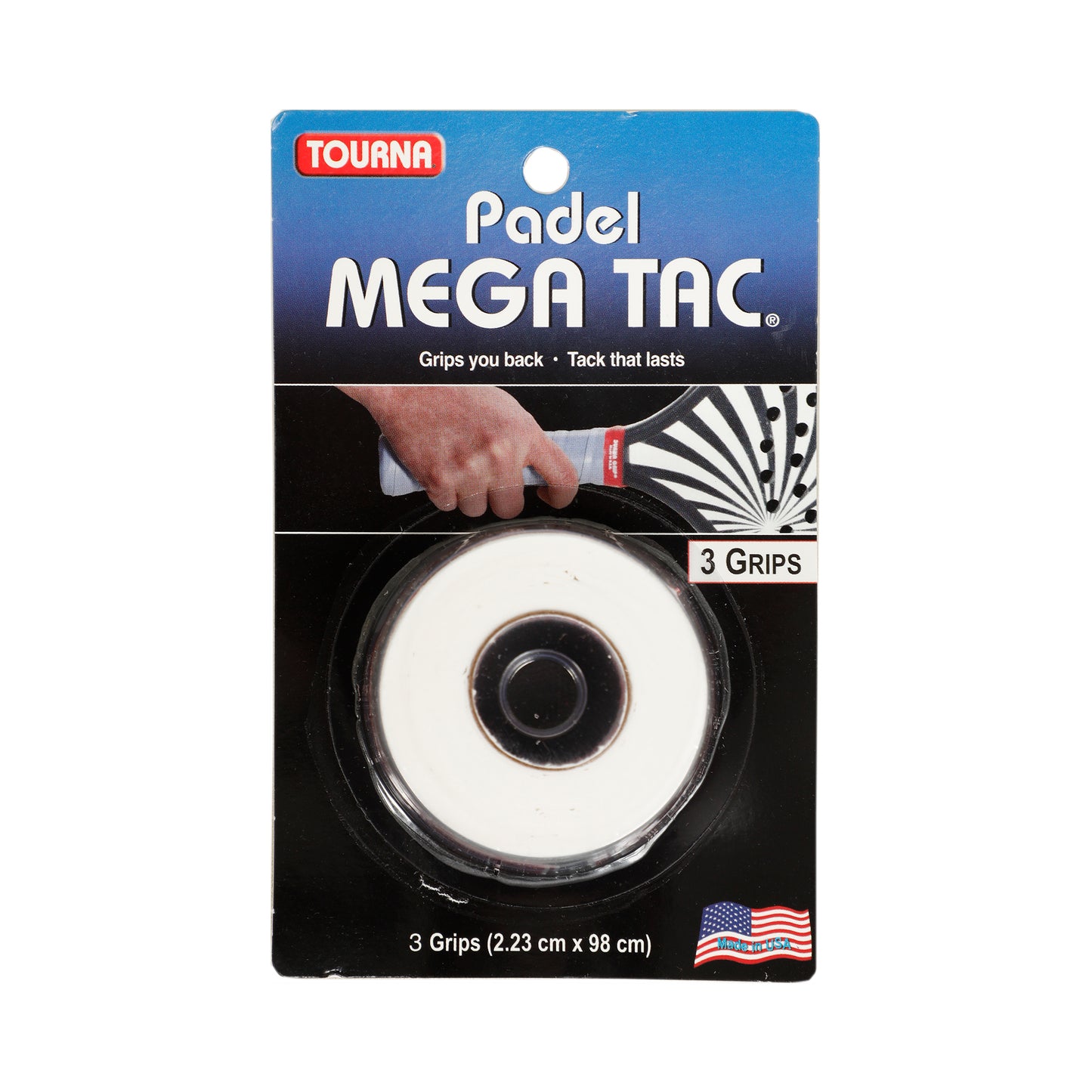 Tourna Padel Mega Tac Verpakking 3 Stuks-Wit Tourna Padel Mega Tac Verpakking 3 Stuks-Wit