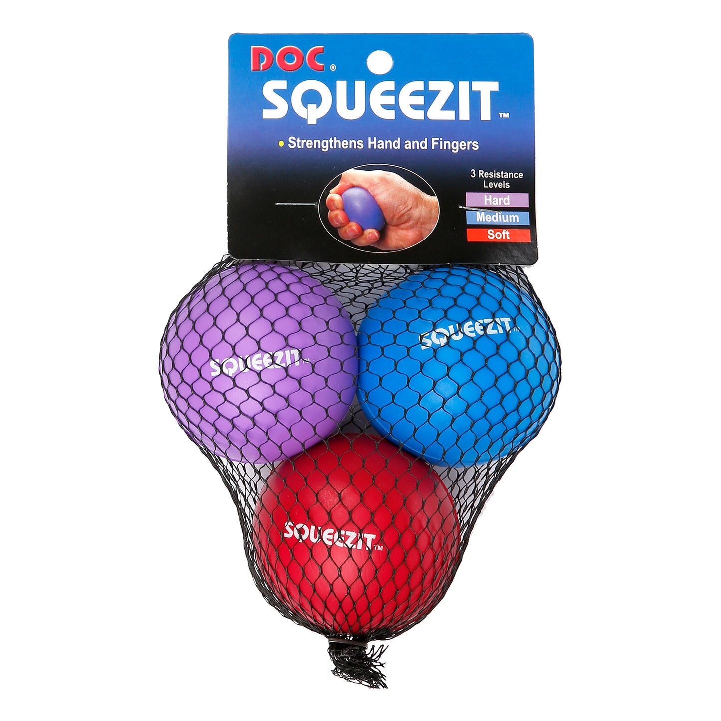 Tourna Squeez It Bal Verpakking 3 Stuks-Blauw,Paars Tourna Squeez It Bal Verpakking 3 Stuks-Blauw,Paars