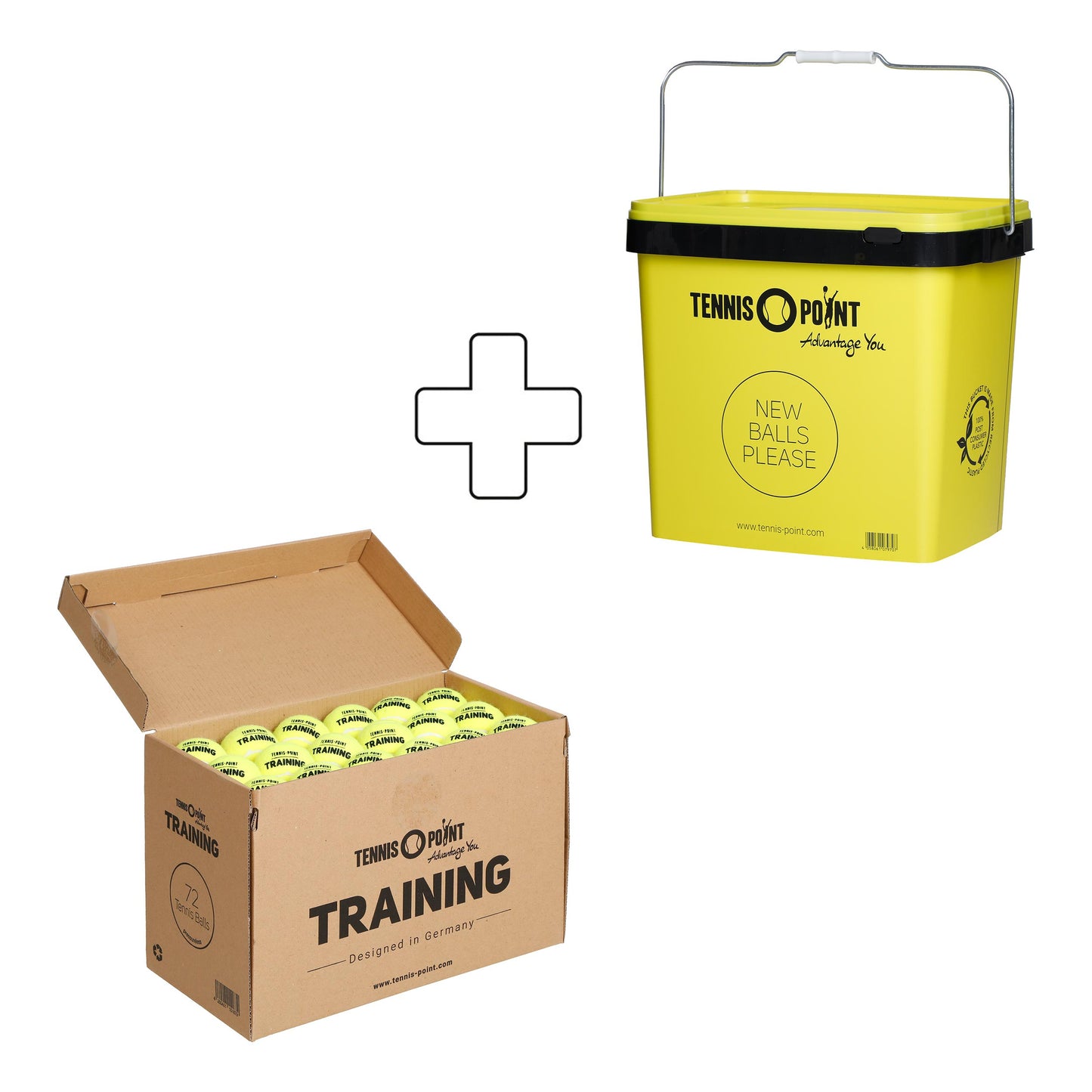 Tennis-Point Zak 72 stuks Training Tennis-Point Zak 72 stuks Training