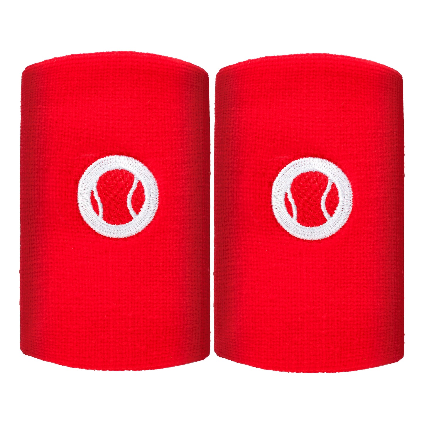 Tennis-Point Long Zweetband Verpakking 2 stuks Unisex - rood, Tennis-Point Long Zweetband Verpakking 2 stuks Unisex - rood,