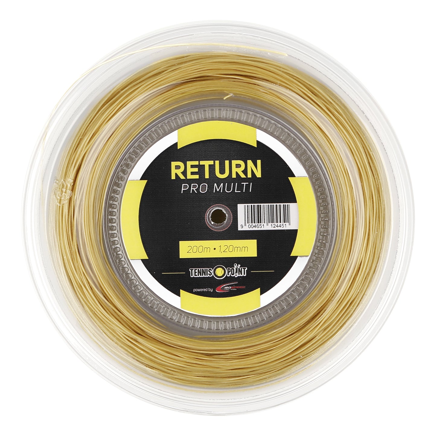 Tennis-Point Return Pro Multi Rol snaren 200m - natuurlijke kleuren Tennis-Point Return Pro Multi Rol snaren 200m - natuurlijke kleuren
