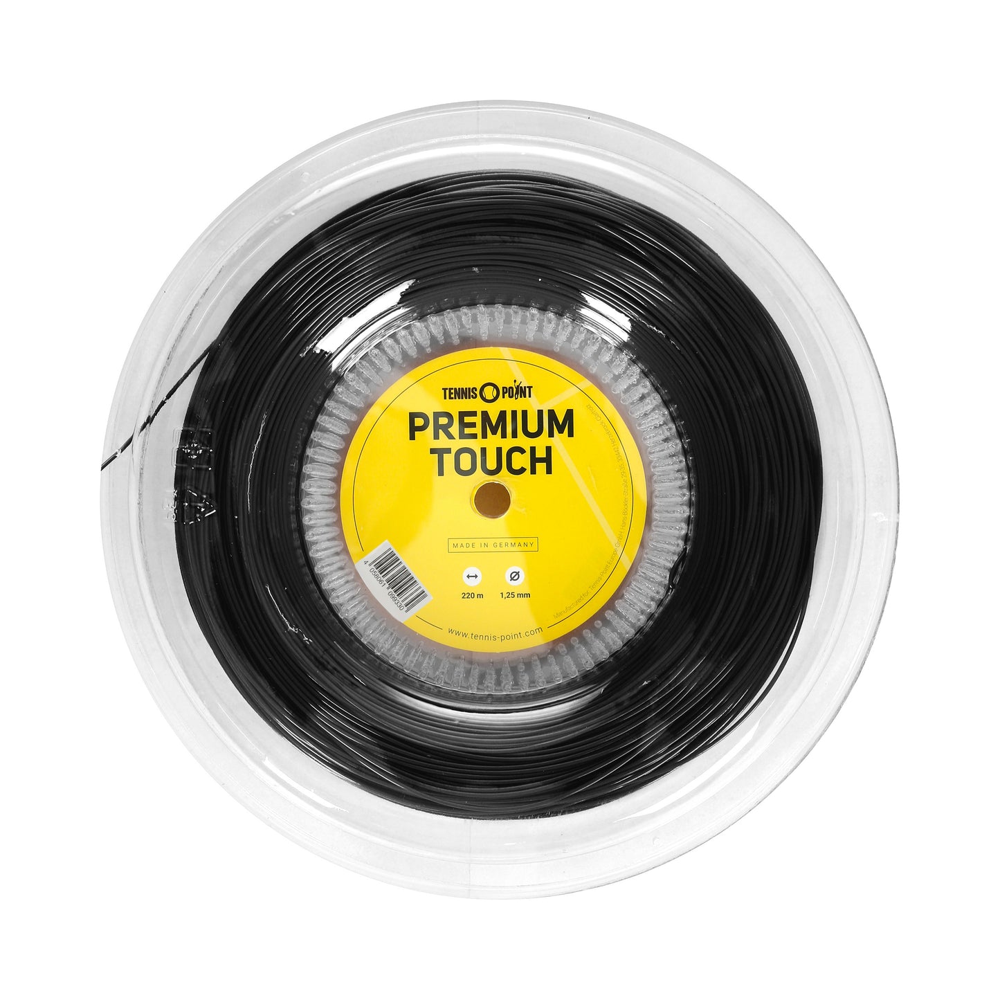 Tennis-Point Premium Touch Rol Snaren 220m-Zwart Tennis-Point Premium Touch Rol Snaren 220m-Zwart