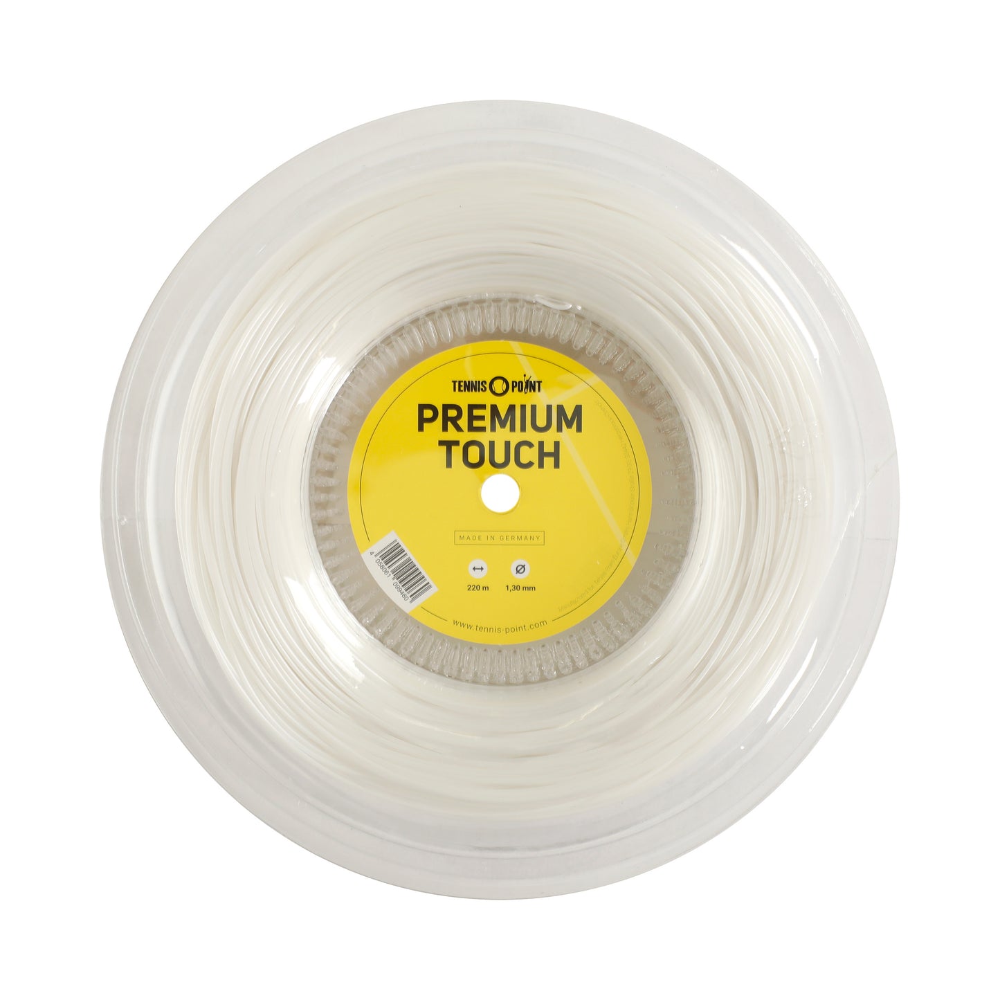 Tennis-Point Premium Touch Rol Snaren 220m-Wit Tennis-Point Premium Touch Rol Snaren 220m-Wit