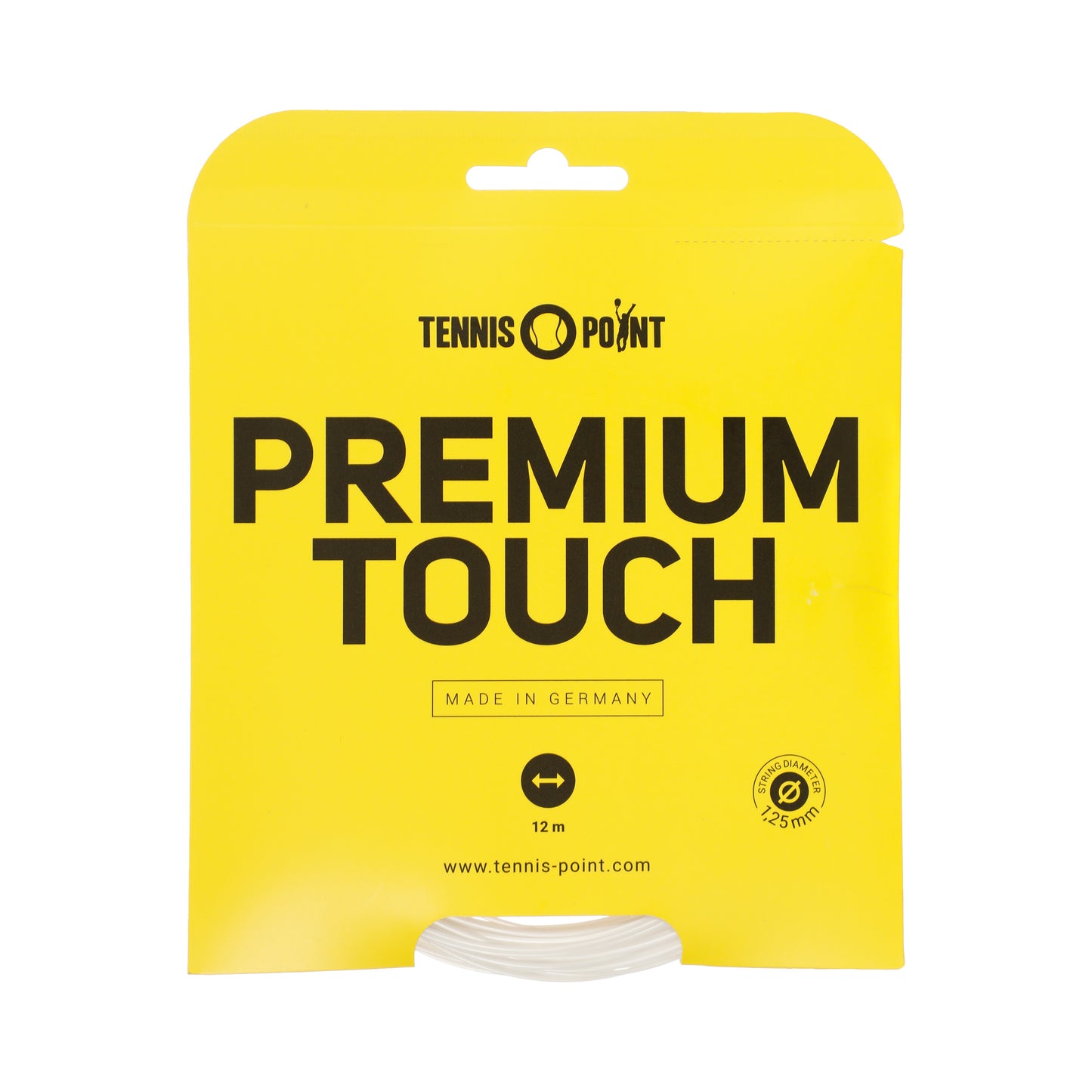 Tennis-Point Premium Touch Set Snaren 12m-Wit Tennis-Point Premium Touch Set Snaren 12m-Wit