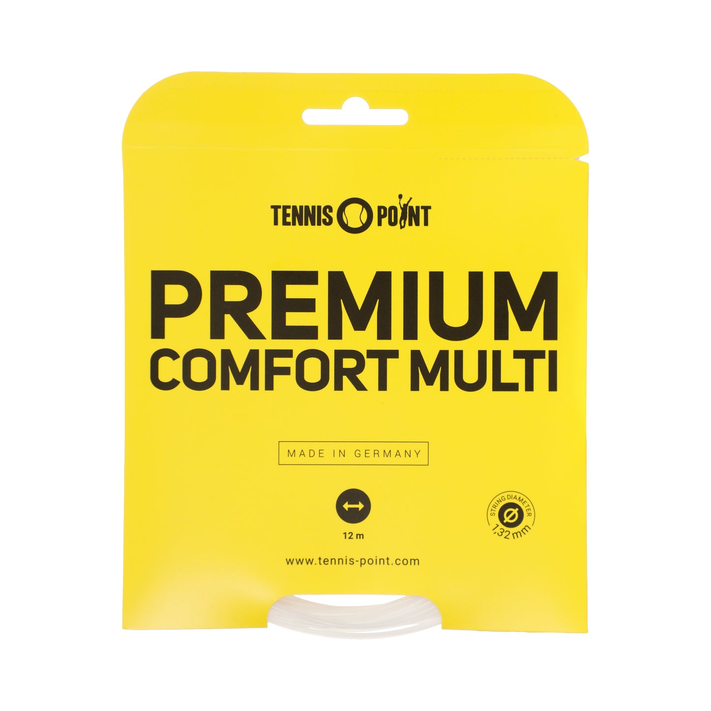 Tennis-Point Premium Comfort Multi Set Snaren 12m-Wit Tennis-Point Premium Comfort Multi Set Snaren 12m-Wit