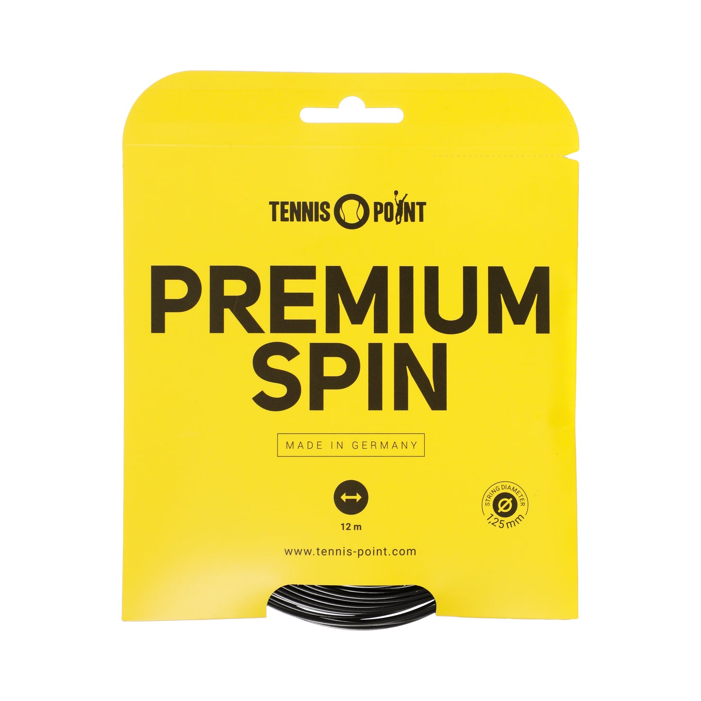 Tennis-Point Premium Spin Set Snaren 12m-Zwart Tennis-Point Premium Spin Set Snaren 12m-Zwart