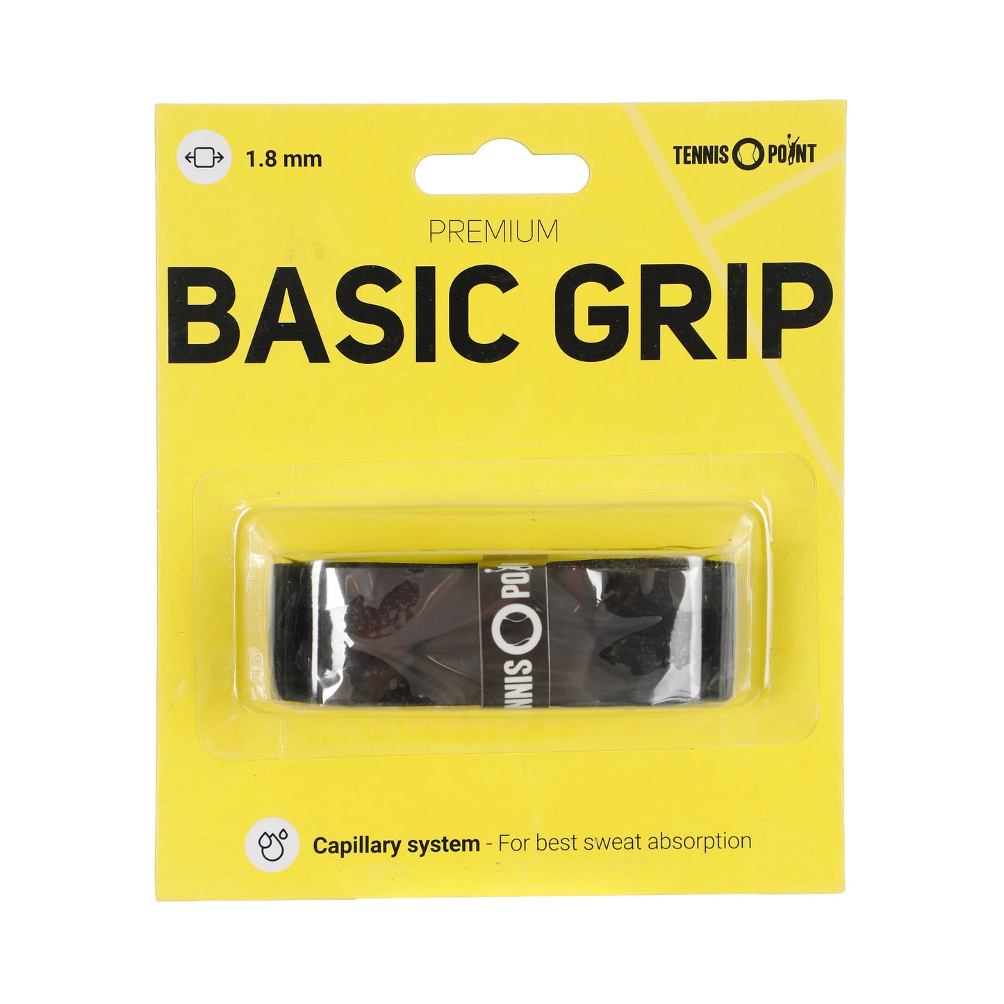 Tennis-Point Premium Grip Verpakking 1 Stuk-Zwart Tennis-Point Premium Grip Verpakking 1 Stuk-Zwart