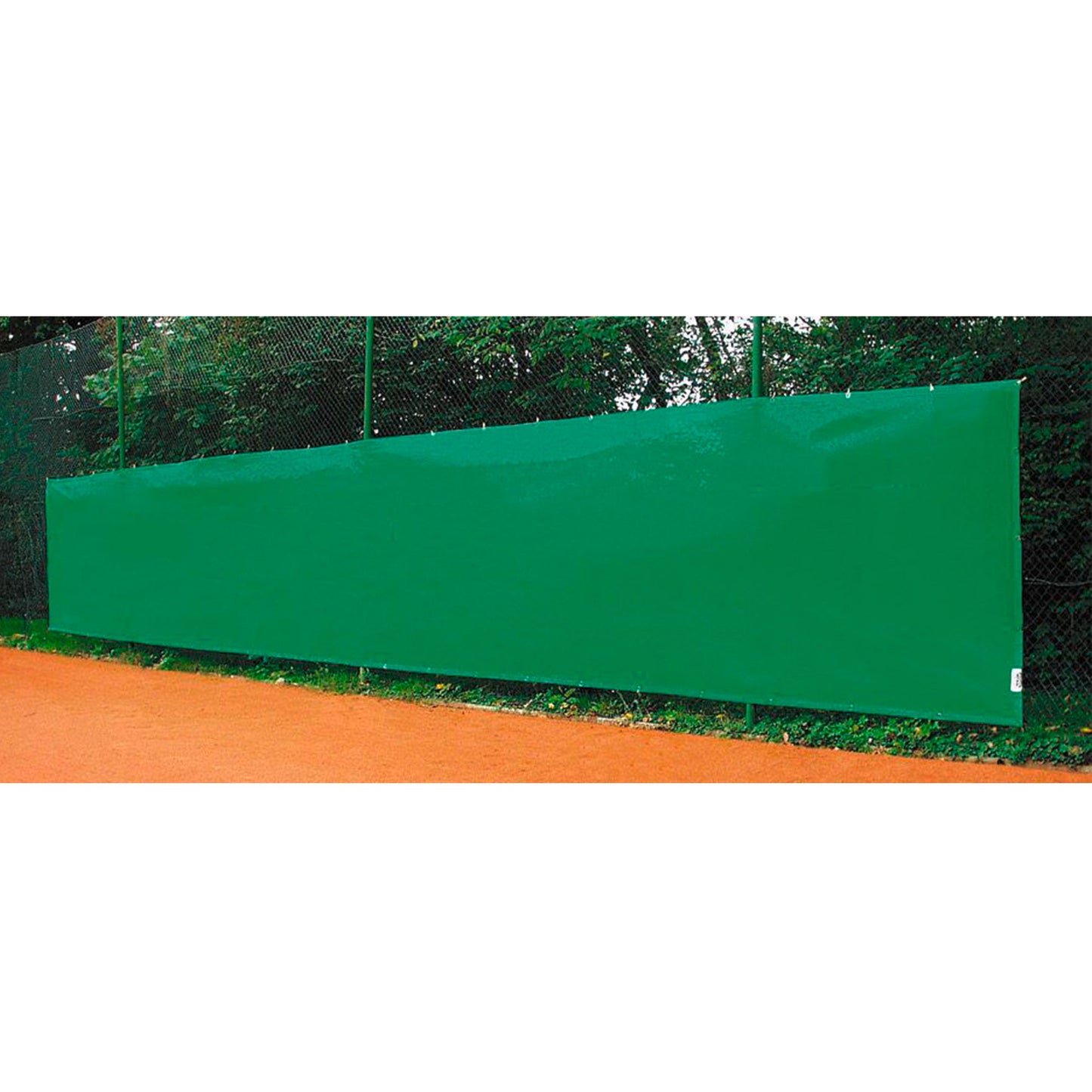 Tennis-Point Blanko 12x2m Winddoek-Groen Tennis-Point Blanko 12x2m Winddoek-Groen
