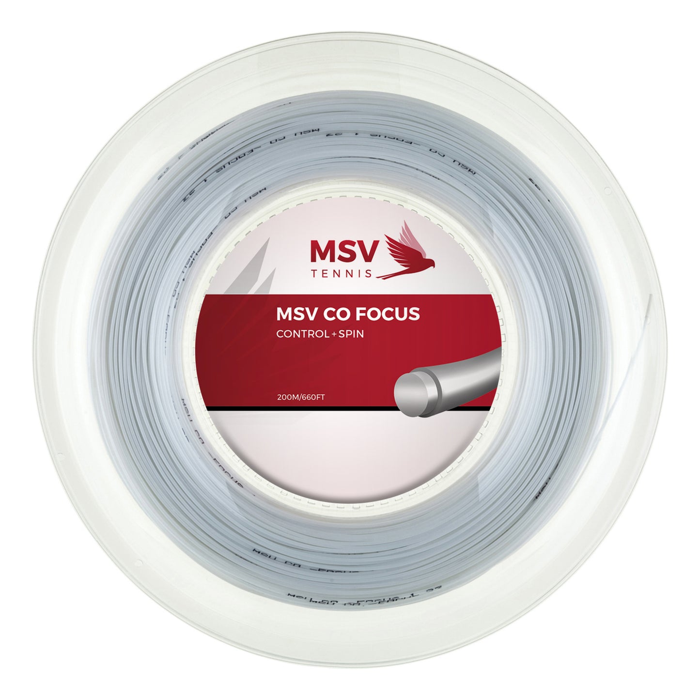 MSV Co.-Focus Rol Snaren 200m-Grijs MSV Co.-Focus Rol Snaren 200m-Grijs