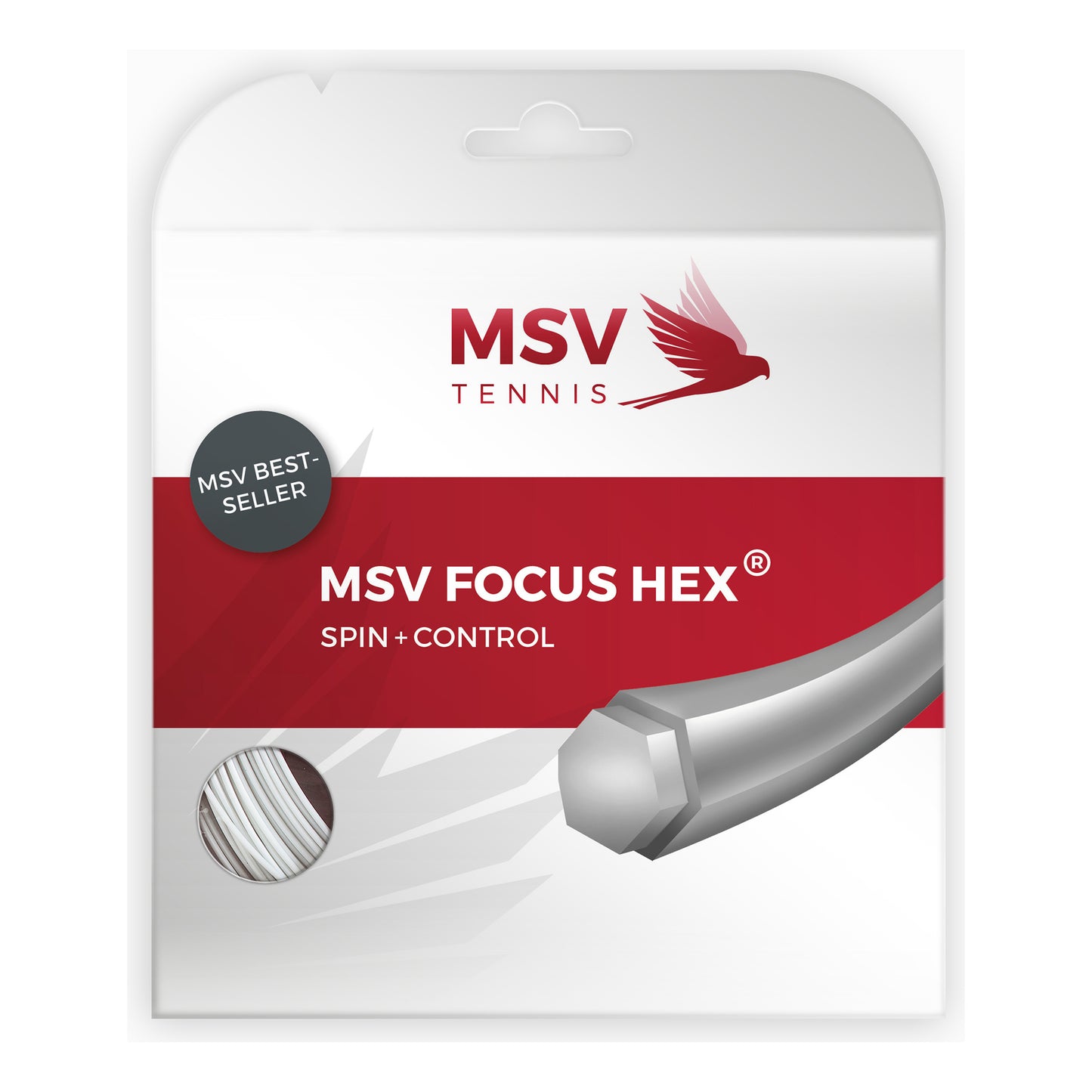 MSV Focus-HEX Set Snaren 12m-Wit MSV Focus-HEX Set Snaren 12m-Wit